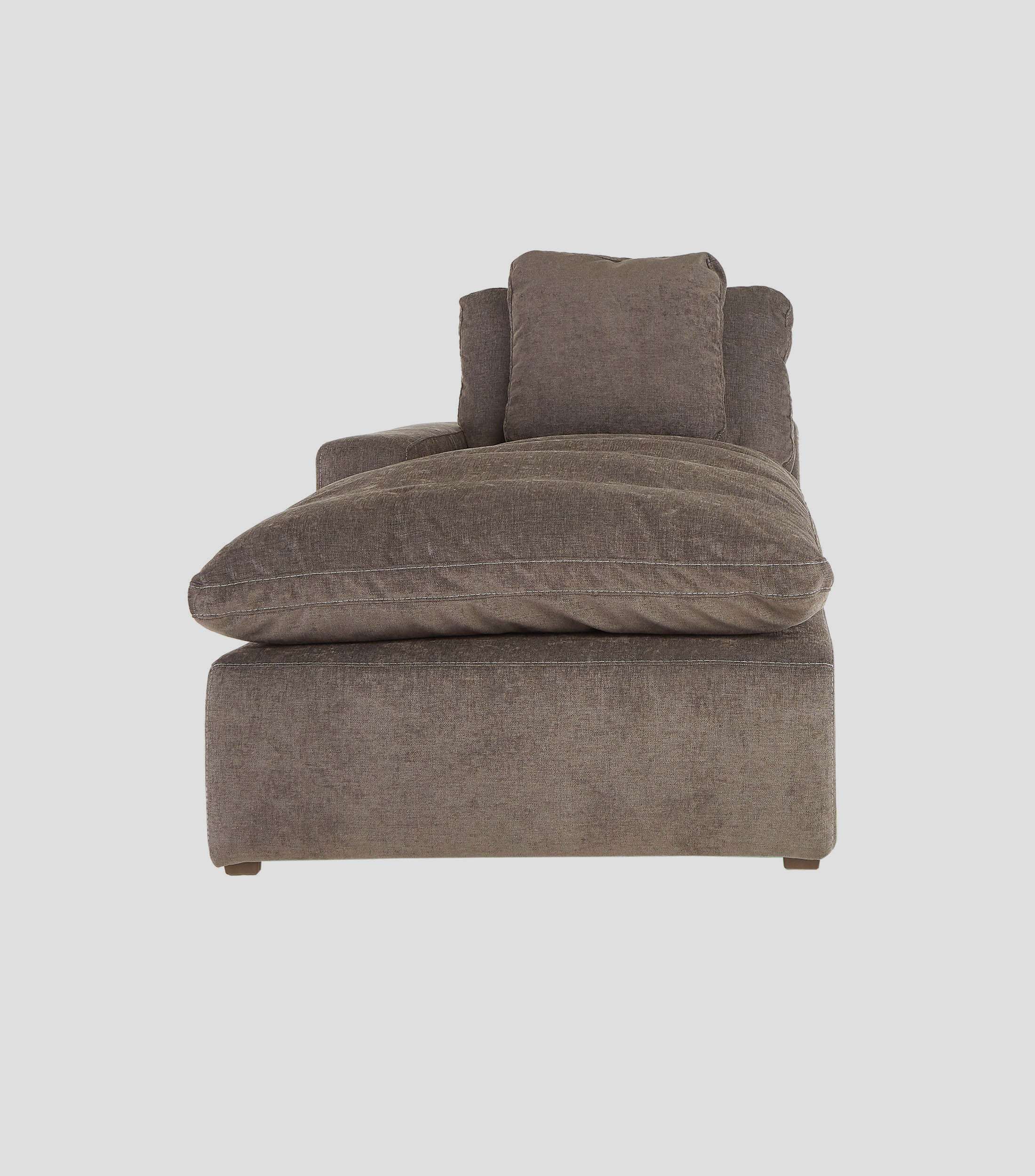 Chaise Lounge Izquierdo Serena Gris Oscuro