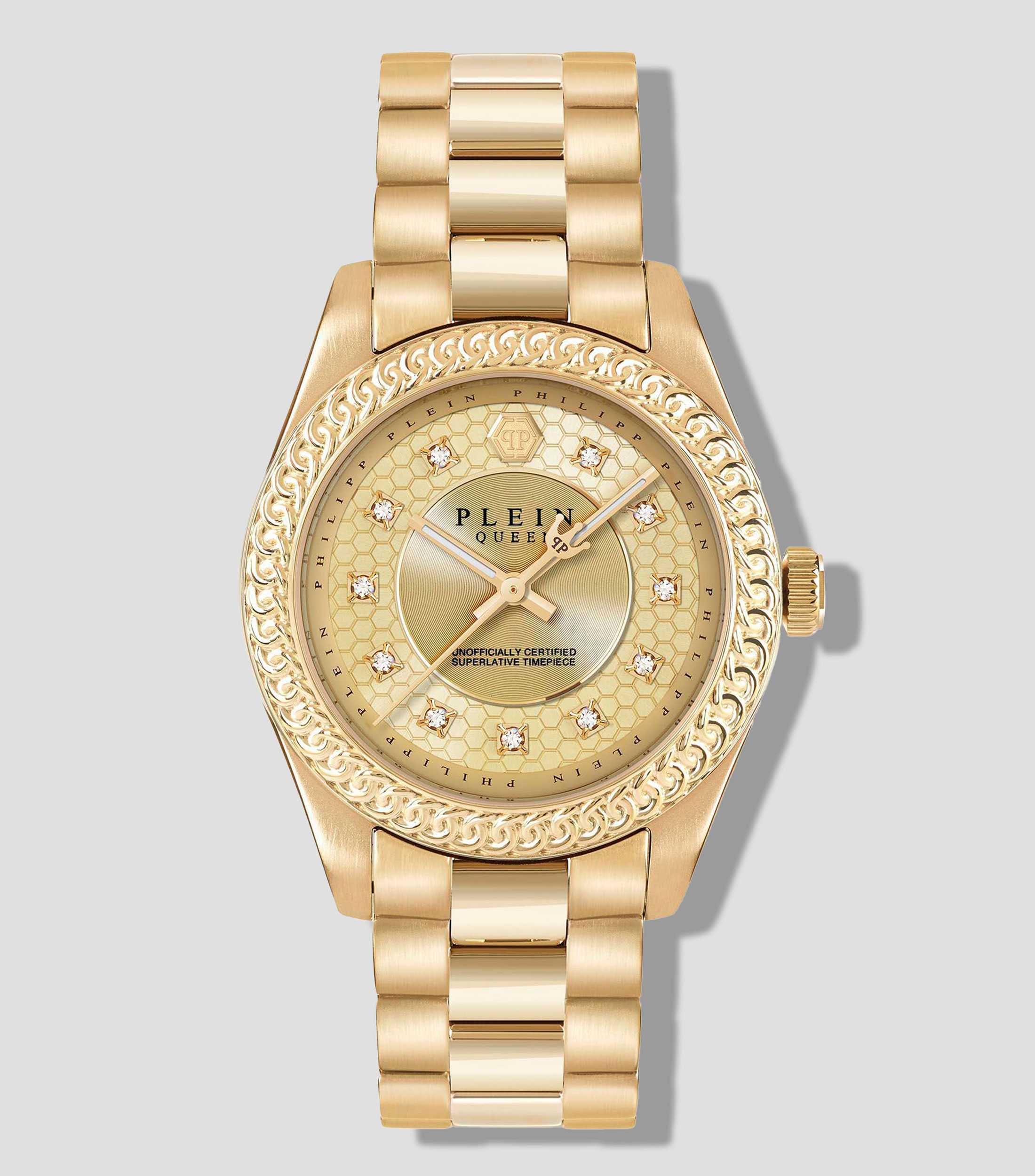Reloj para Mujer Queen Supreme casual dorado