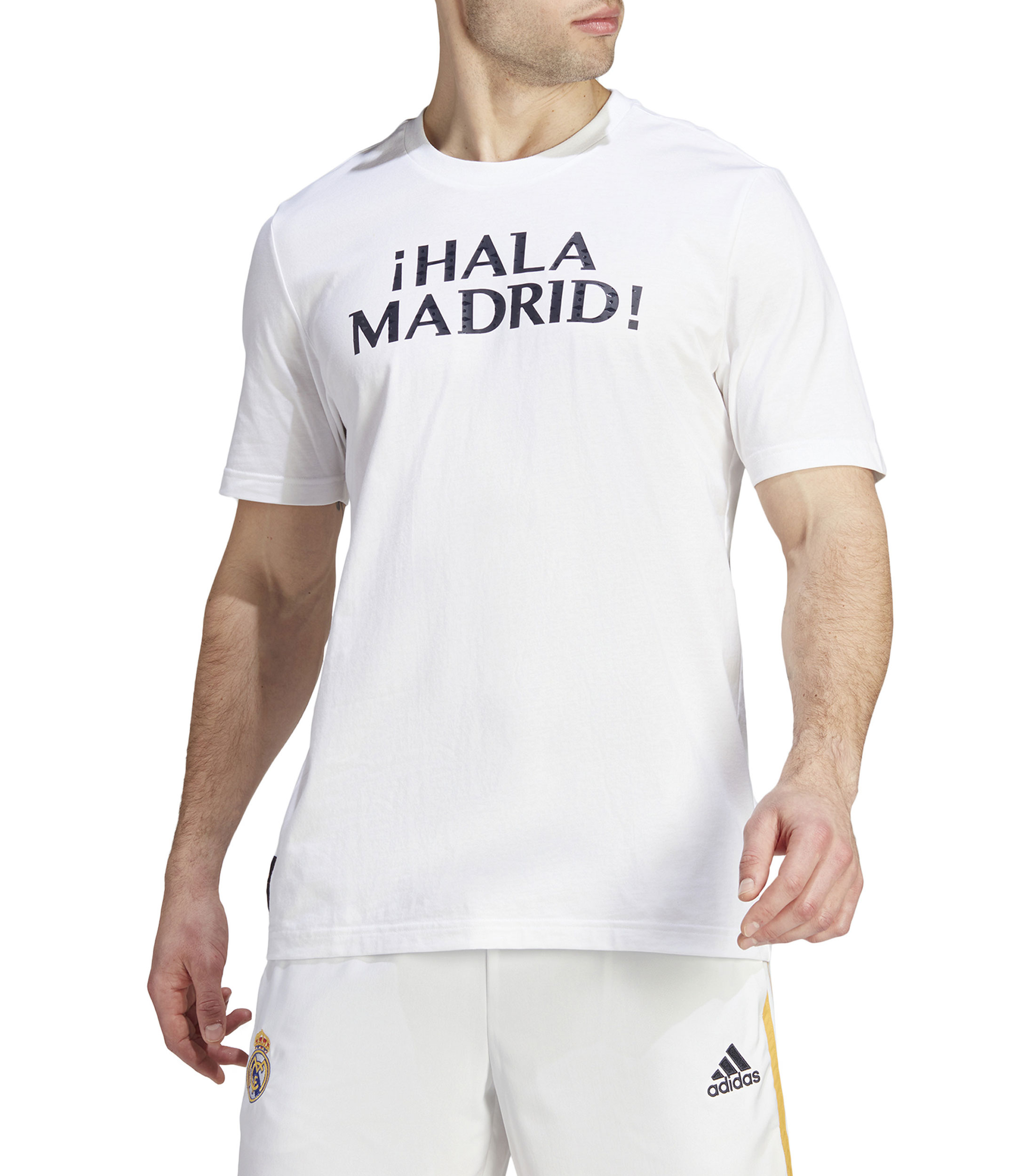 Dedbol Hala Madrid Embroidered Dad Hat - Adjustable Soccer Baseball Cap White