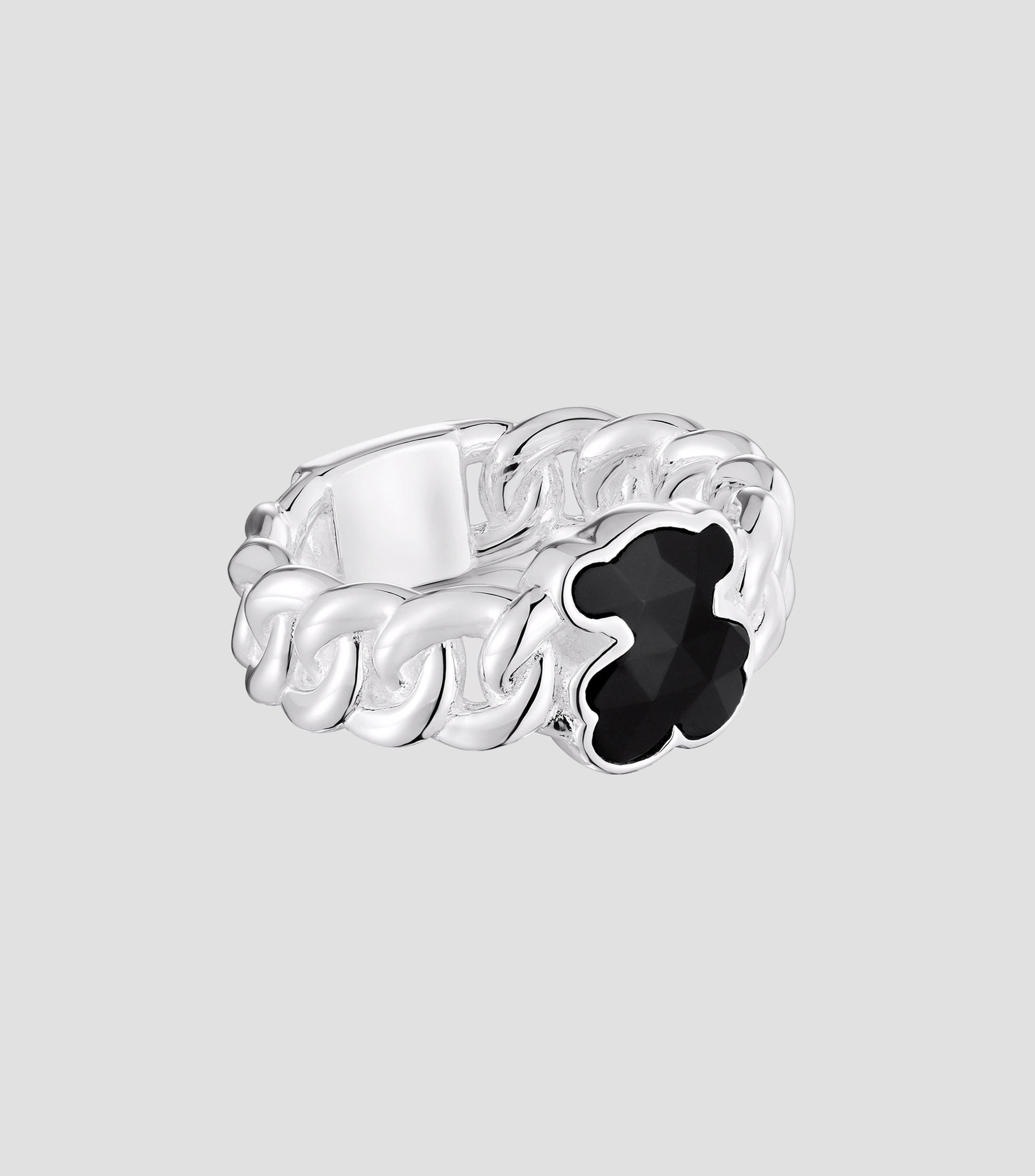 Anillo entrelazado Icon en plata Mujer