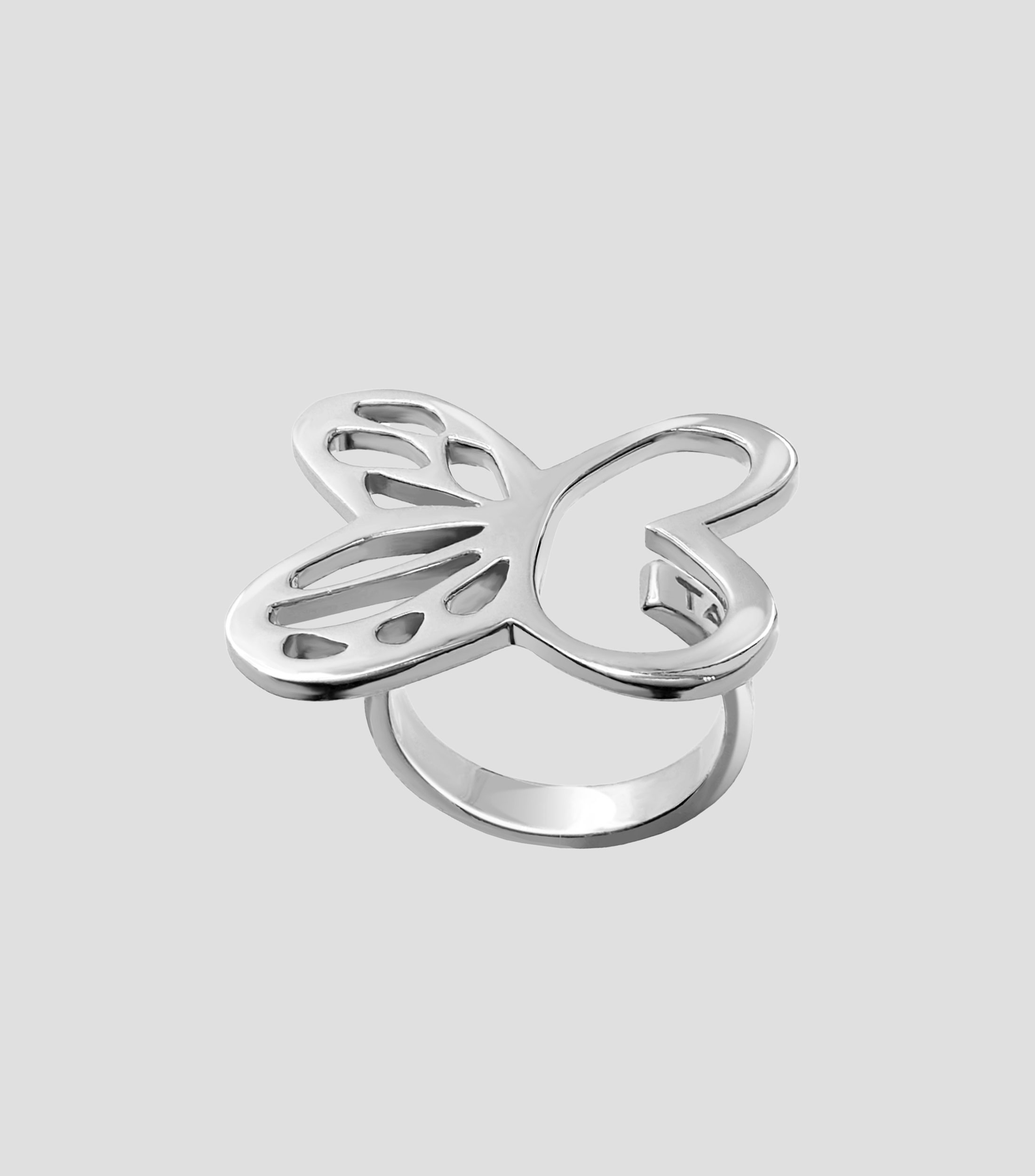 Anillo en Plata .925 Mariposa Monarca Mujer