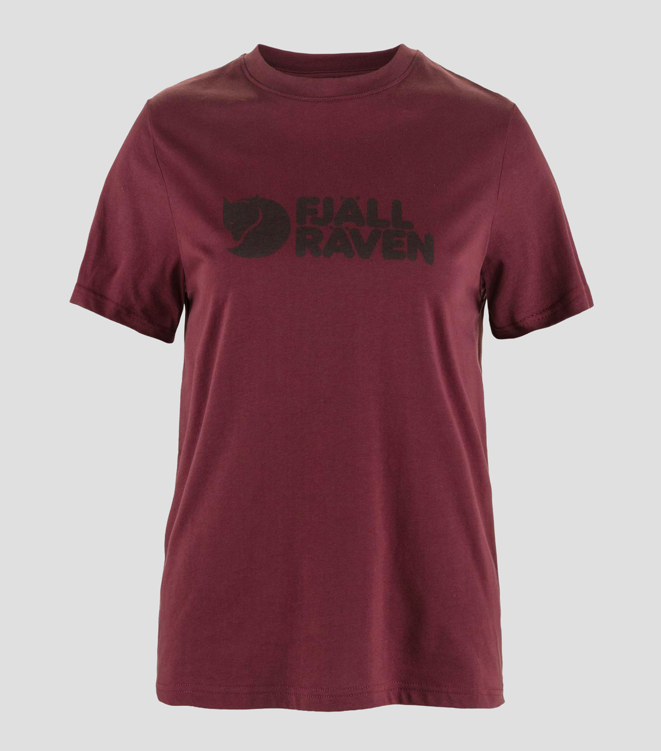 Playera de cuello redondo con manga corta estampada Mujer