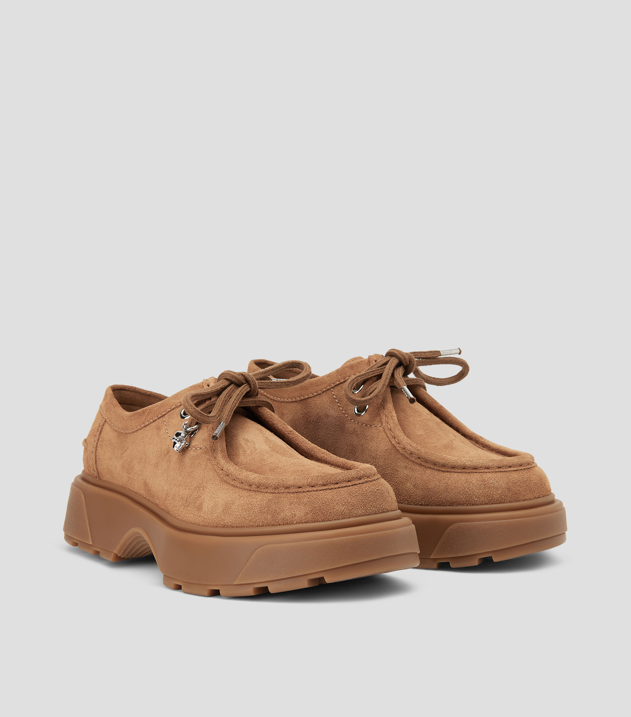 Mocasines Rover en piel con cordones Hombre