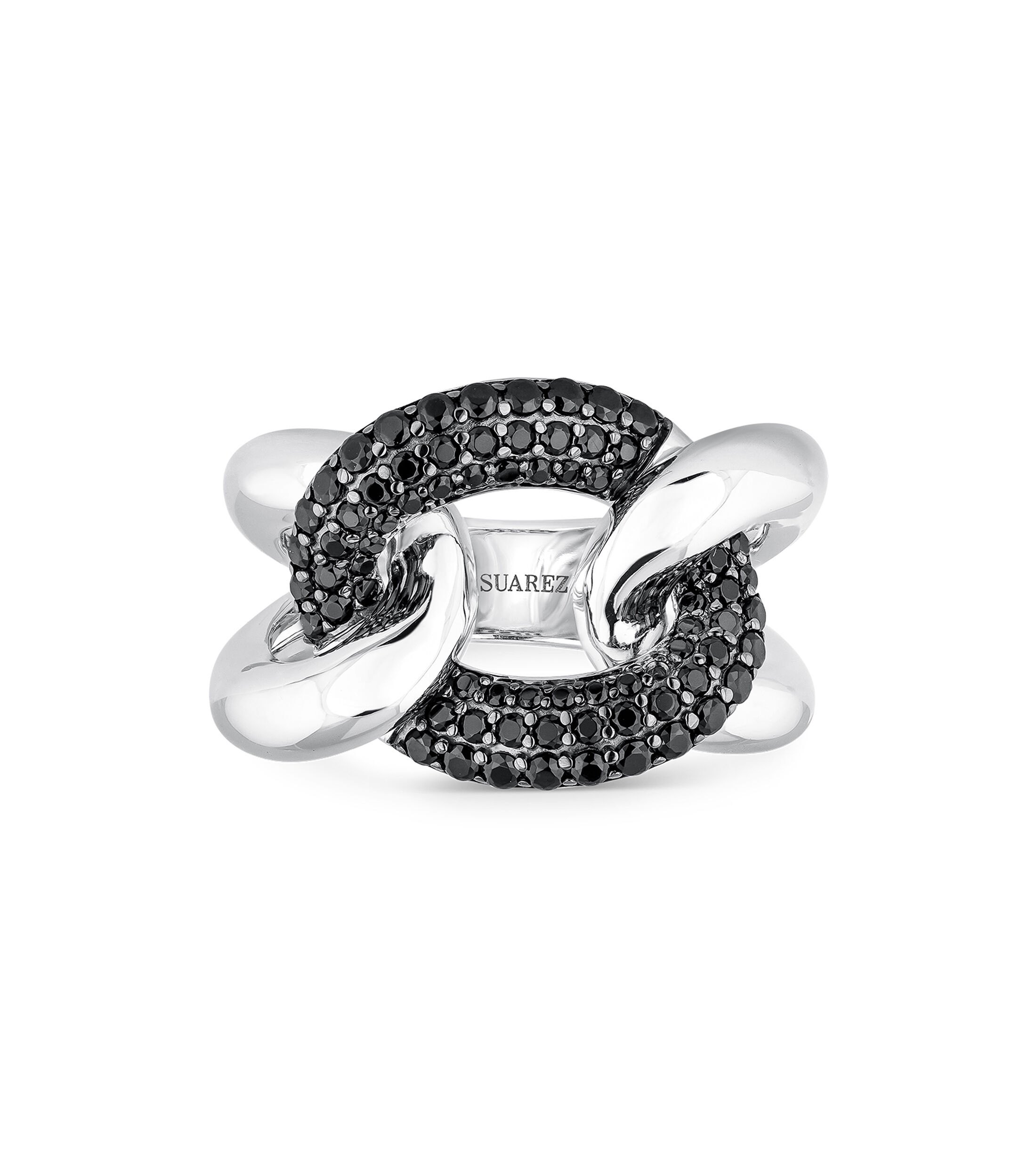 Anillo en Plata con Espinelas Argento Mujer