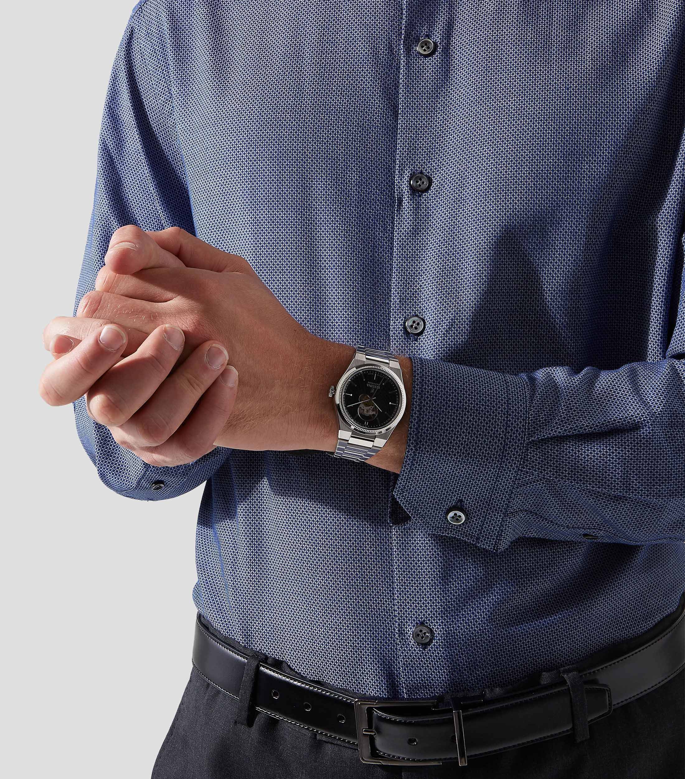 Reloj para Hombre Swiss Made De vestir, Plateado