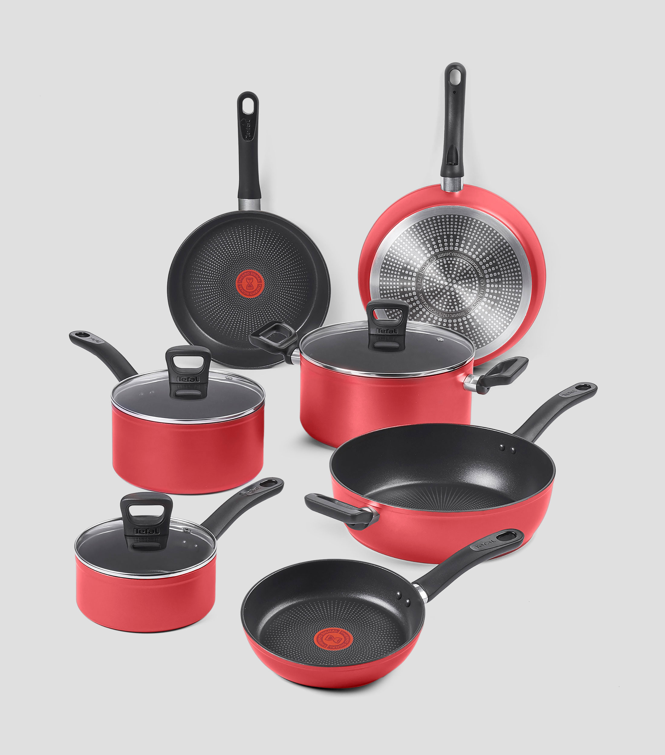 Batería de cocina en aluminio Sensation Force 10 Piezas