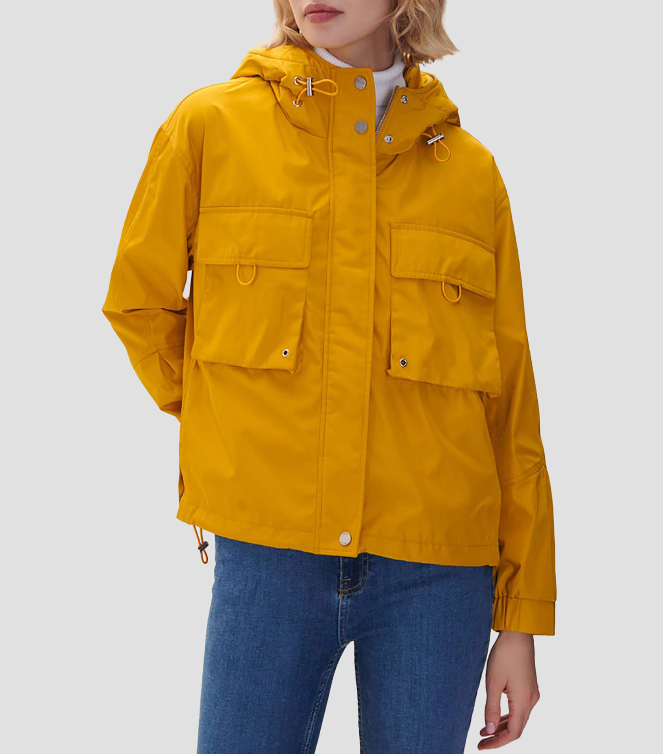 Chamarras Ropa Julio Rebajas Julio Chamarra Parka Mostaza Con