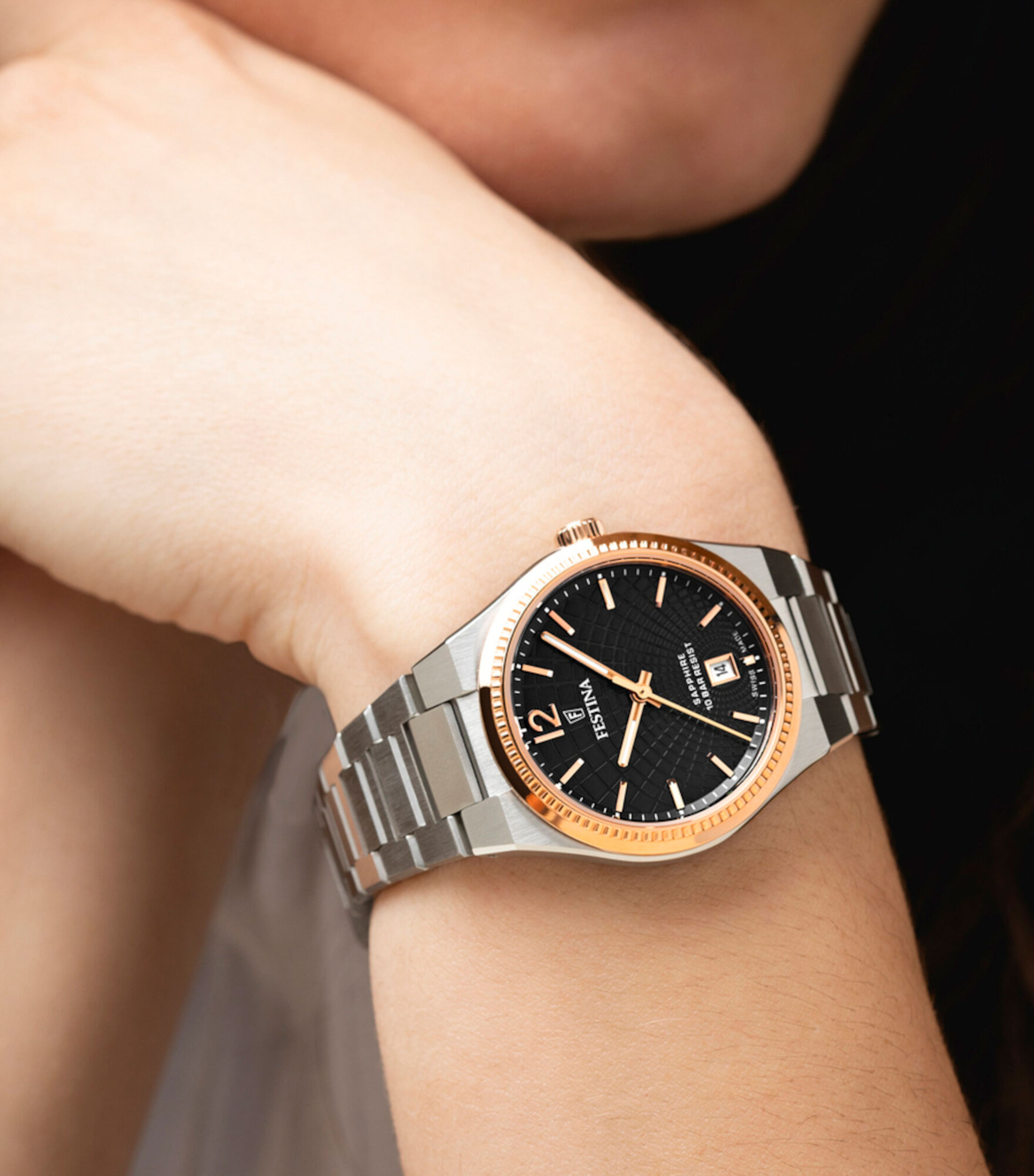 Reloj para Mujer Rivé Casual Plateado, Rosa