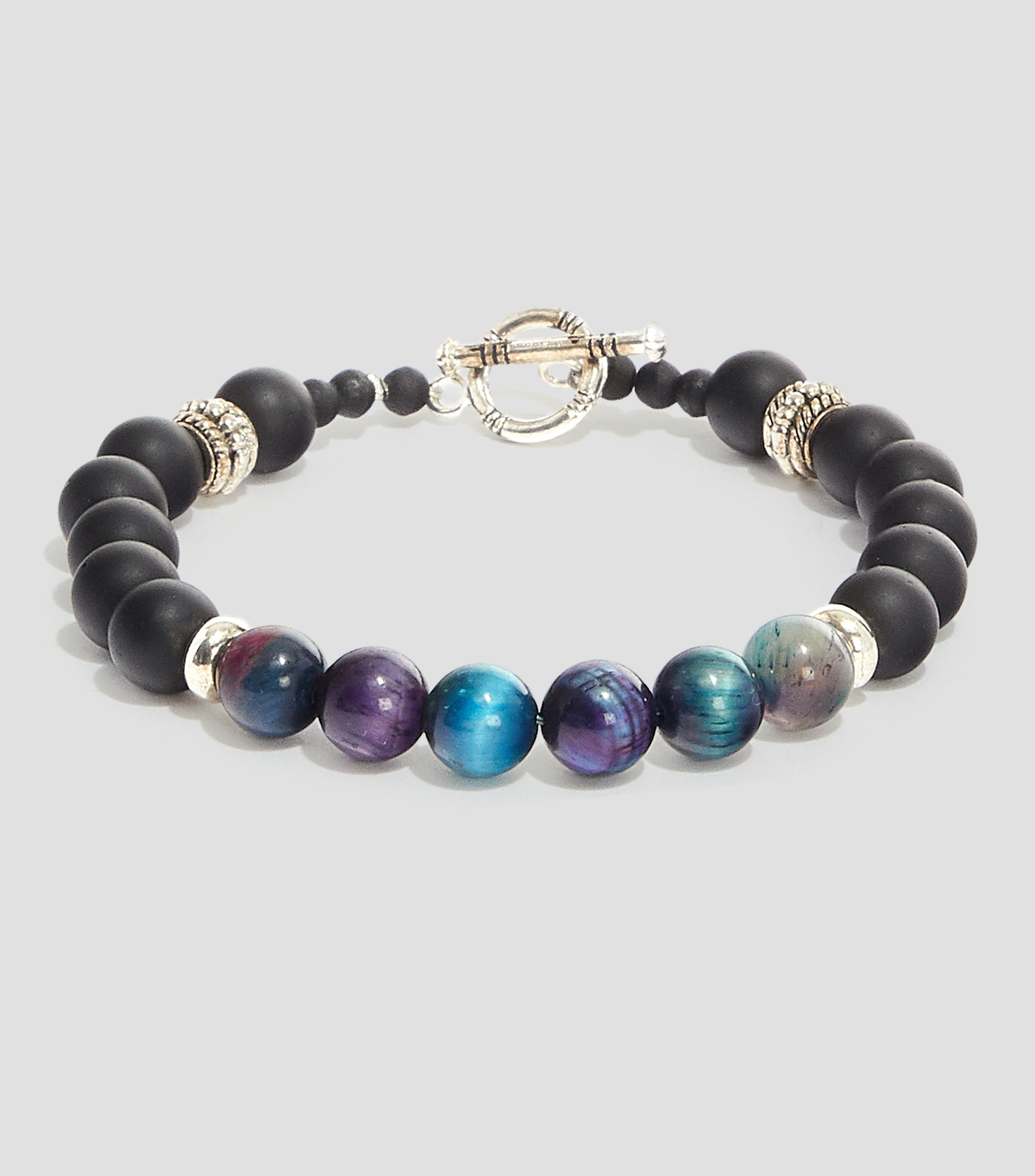 Pulsera Ojo de Tigre Multicolor Hombre