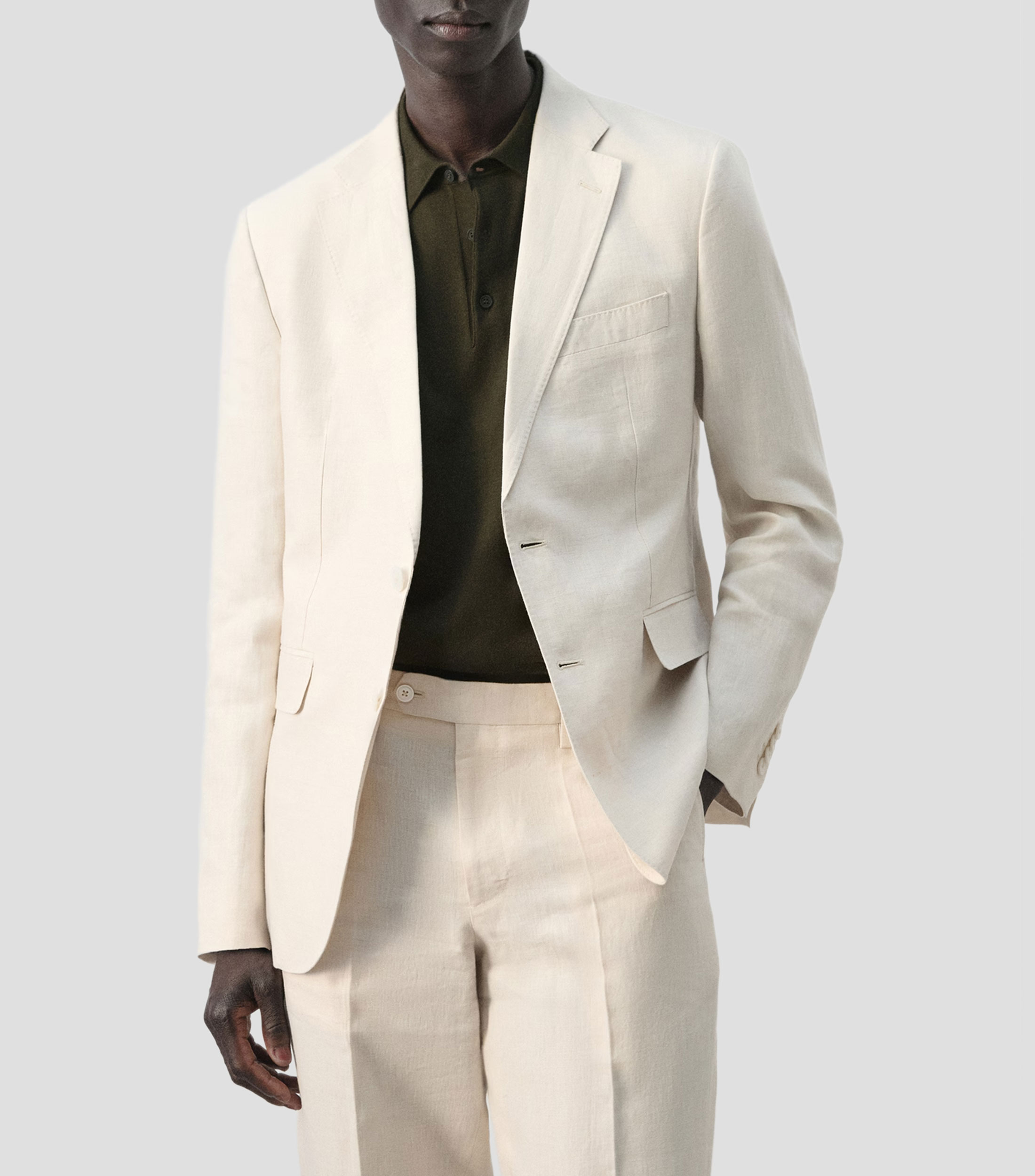 Saco liso Hombre