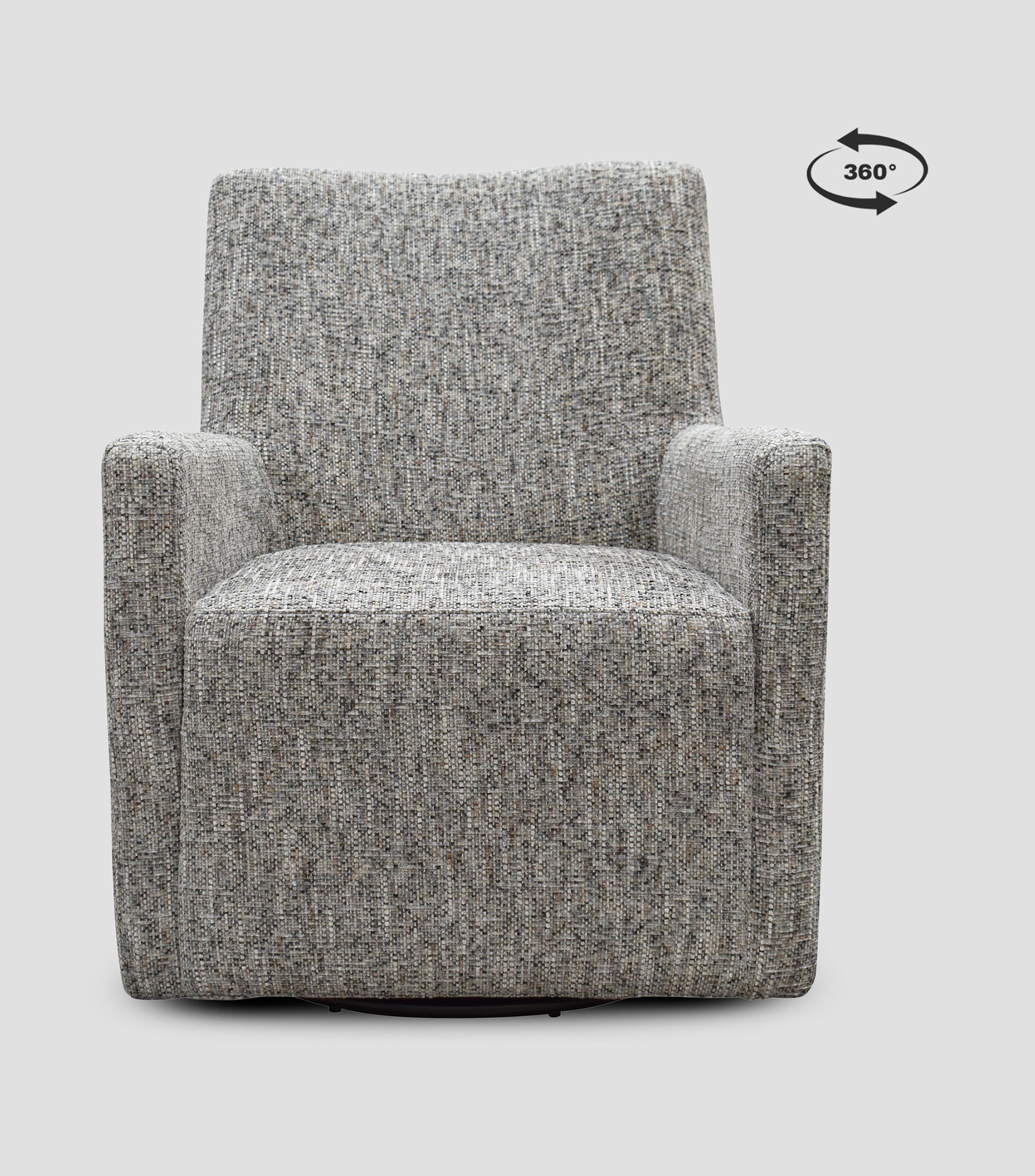 Sillón giratorio Wilton gris