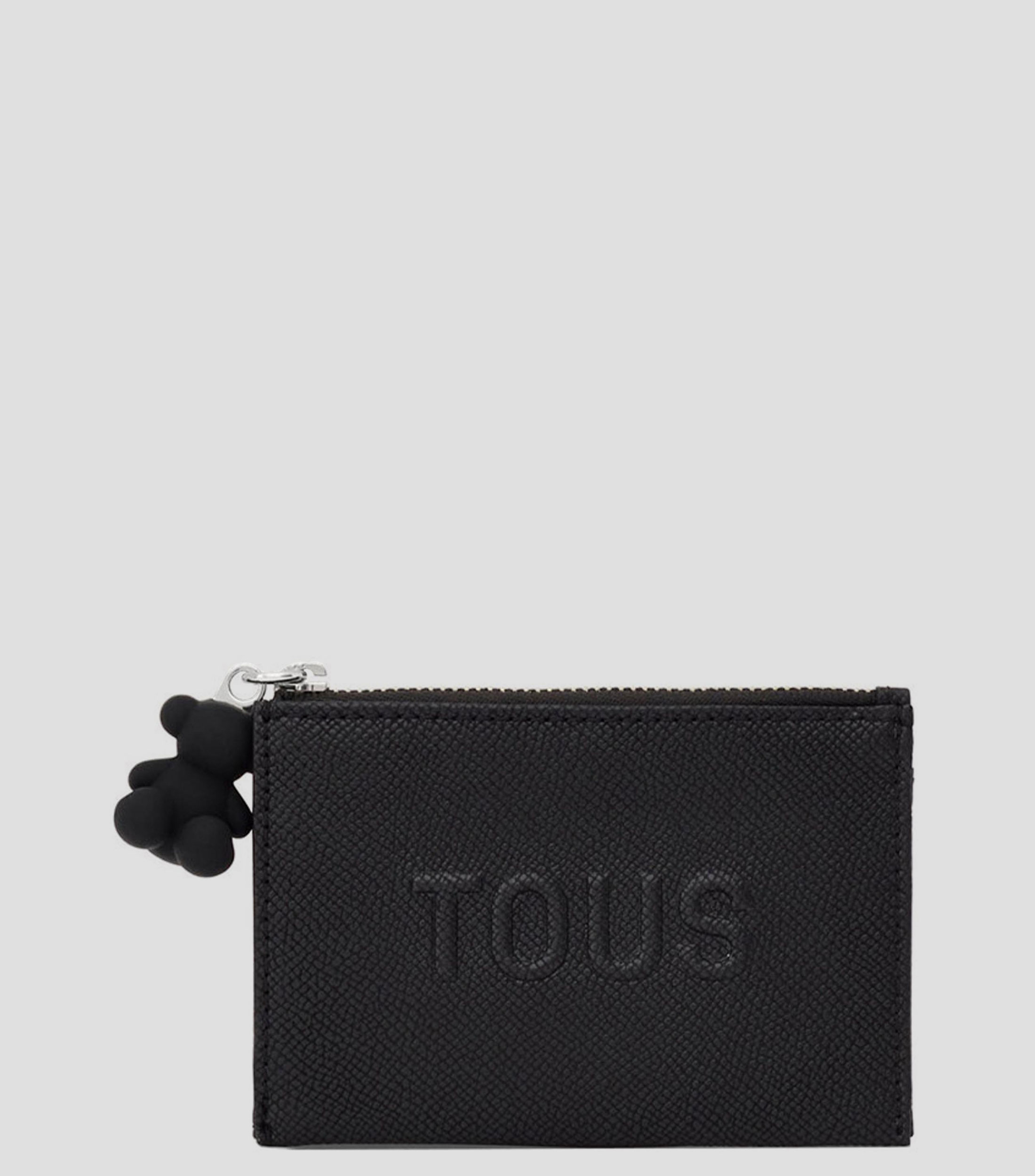 Monedero negro La Rue New liso Mujer