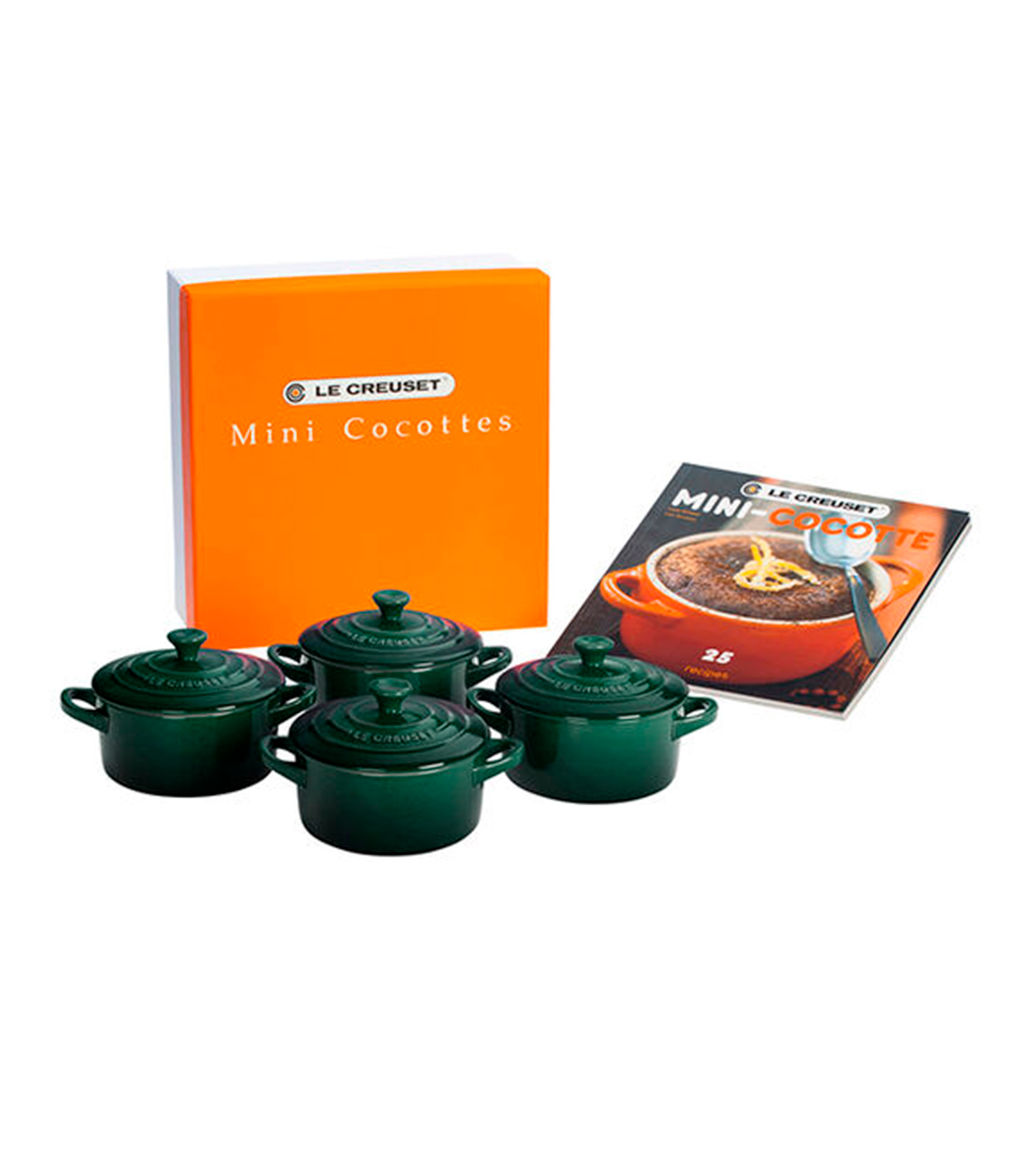 Le Creuset Mini Cocotte In Gres Vetrificato - Set Da 4, Arancione, 250 Ml, Perfette Per Porzioni Singole E Forno - Foto 2