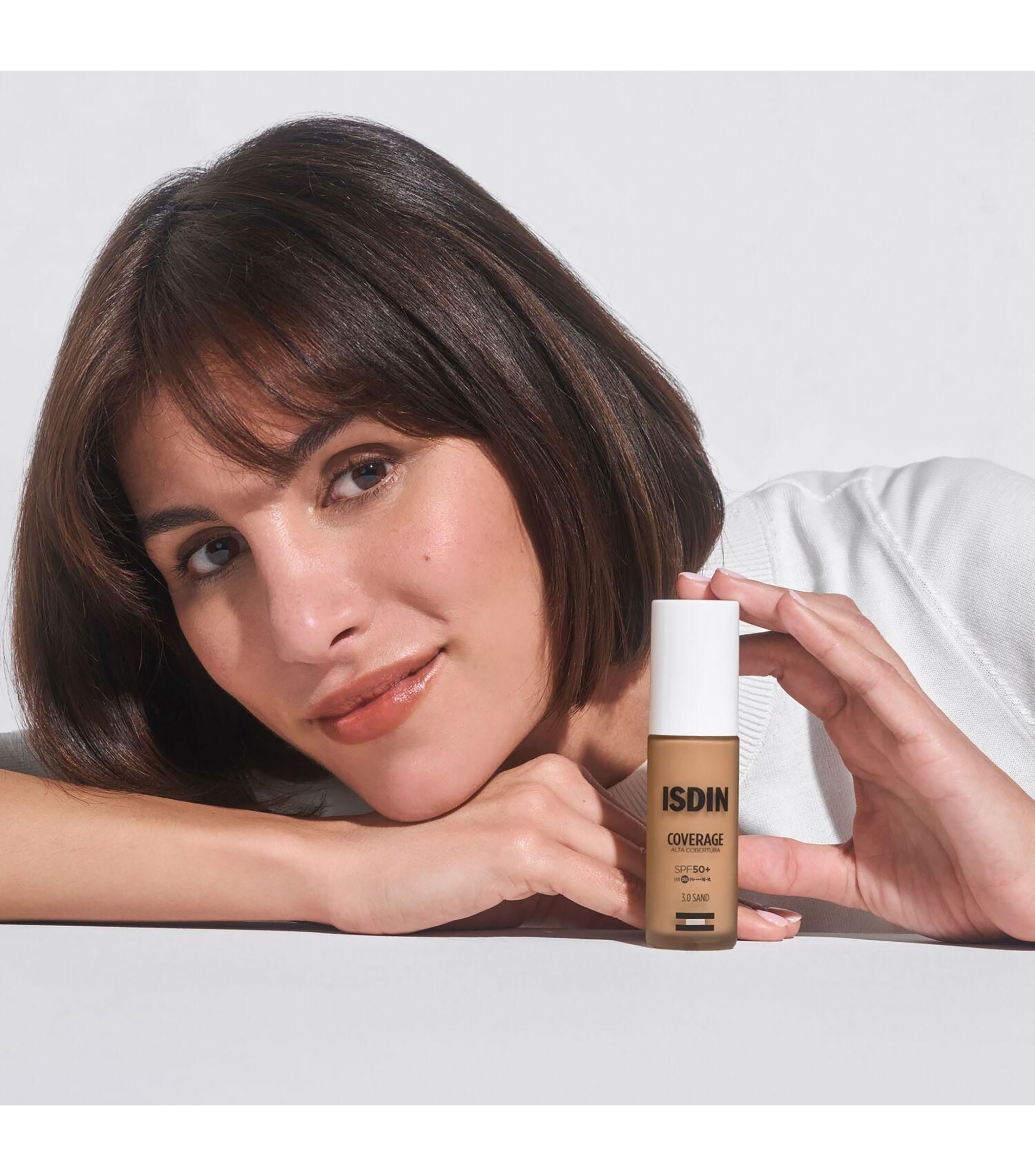 Base de maquillaje Coverage 3 Sand SPF 50+, 30 ml