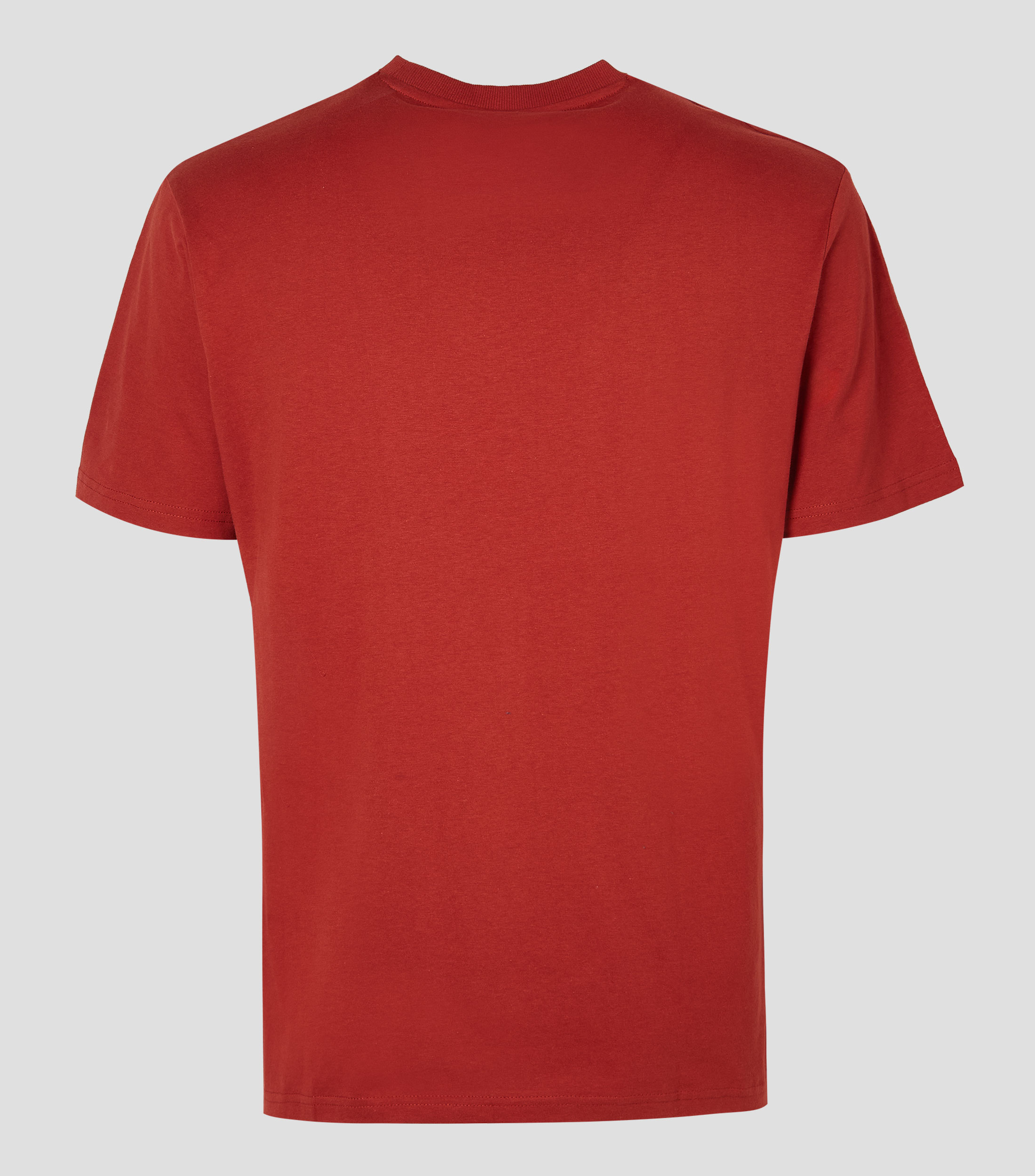 Playera de cuello redondo con manga corta estampada Hombre