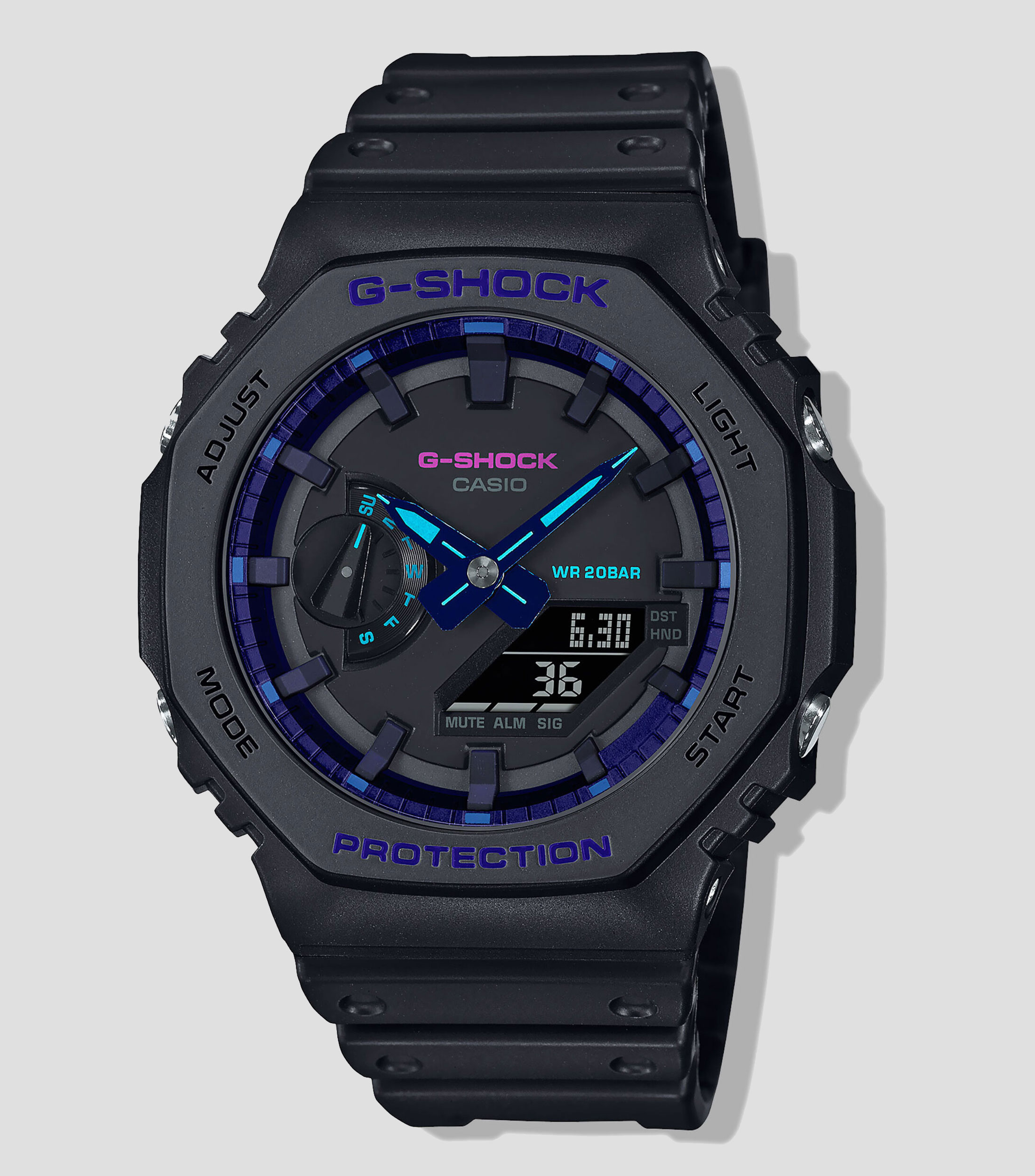 Reloj para hombre G-Shock GA-2100 Casual Negro