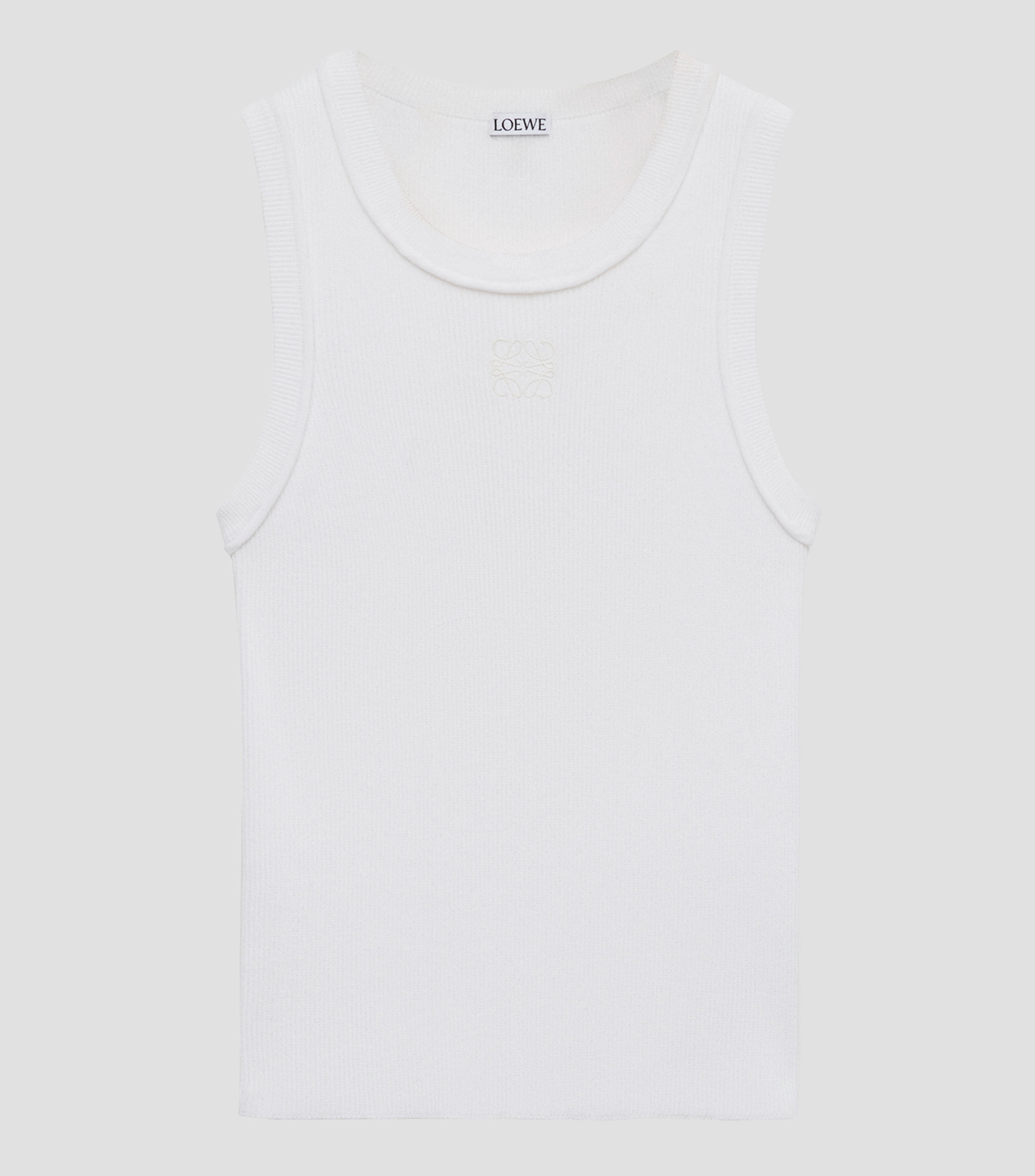 Blusa lisa sin mangas Mujer