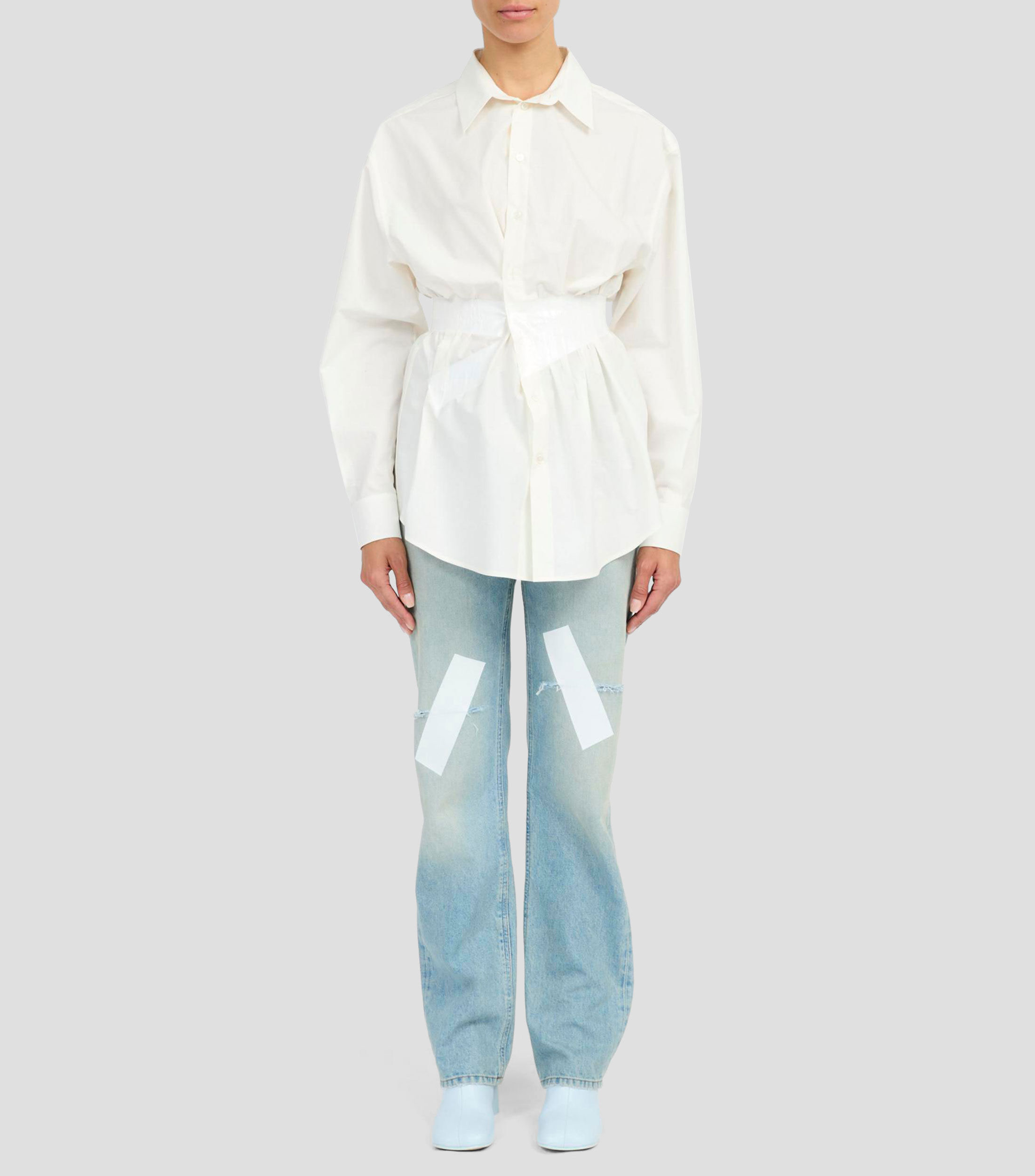 Camisa Manga Larga Lisa Mujer