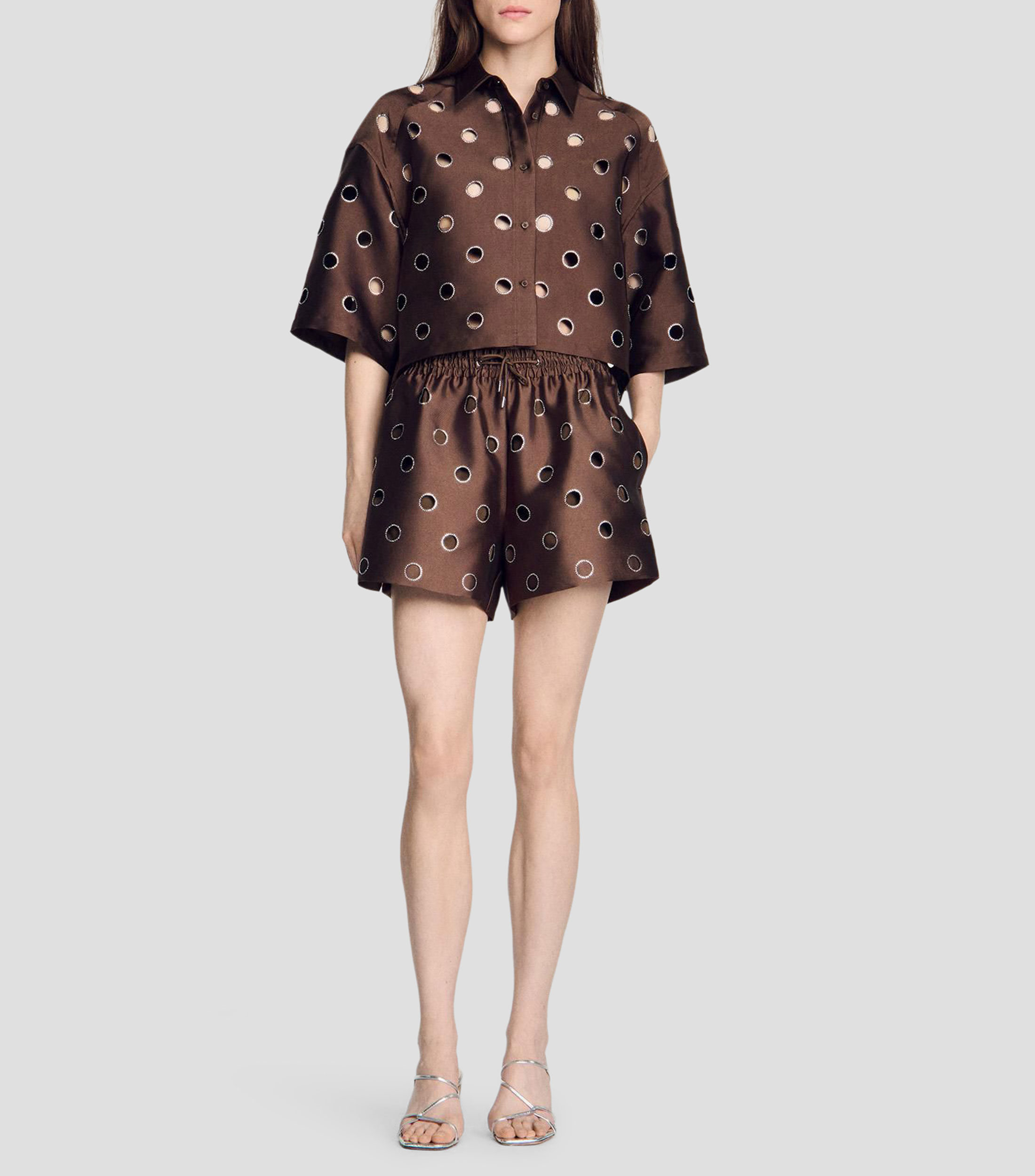 Short liso Mujer