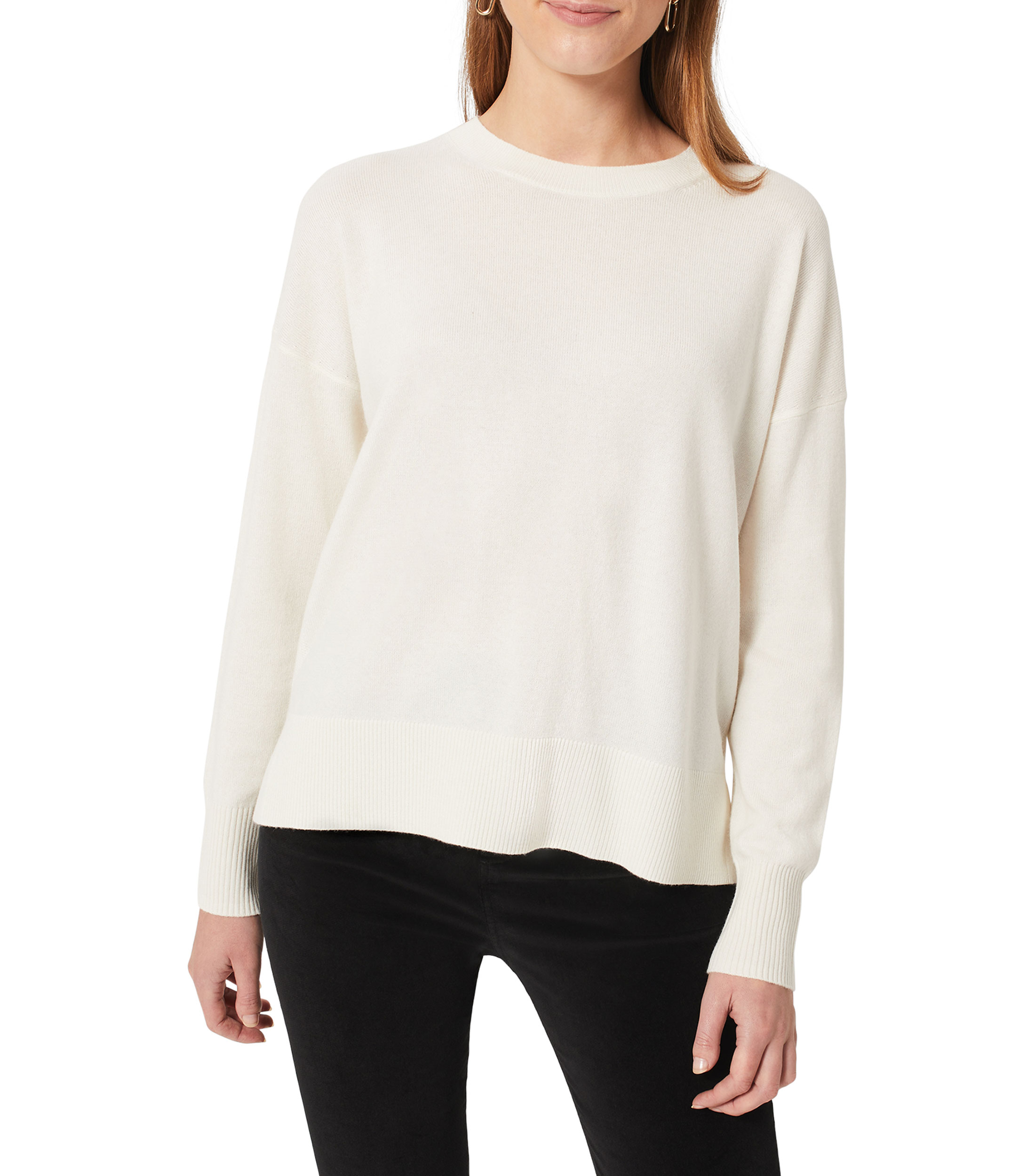 Jersey De Lana De Cordero Y Cachemira Con Cuello Redondo
