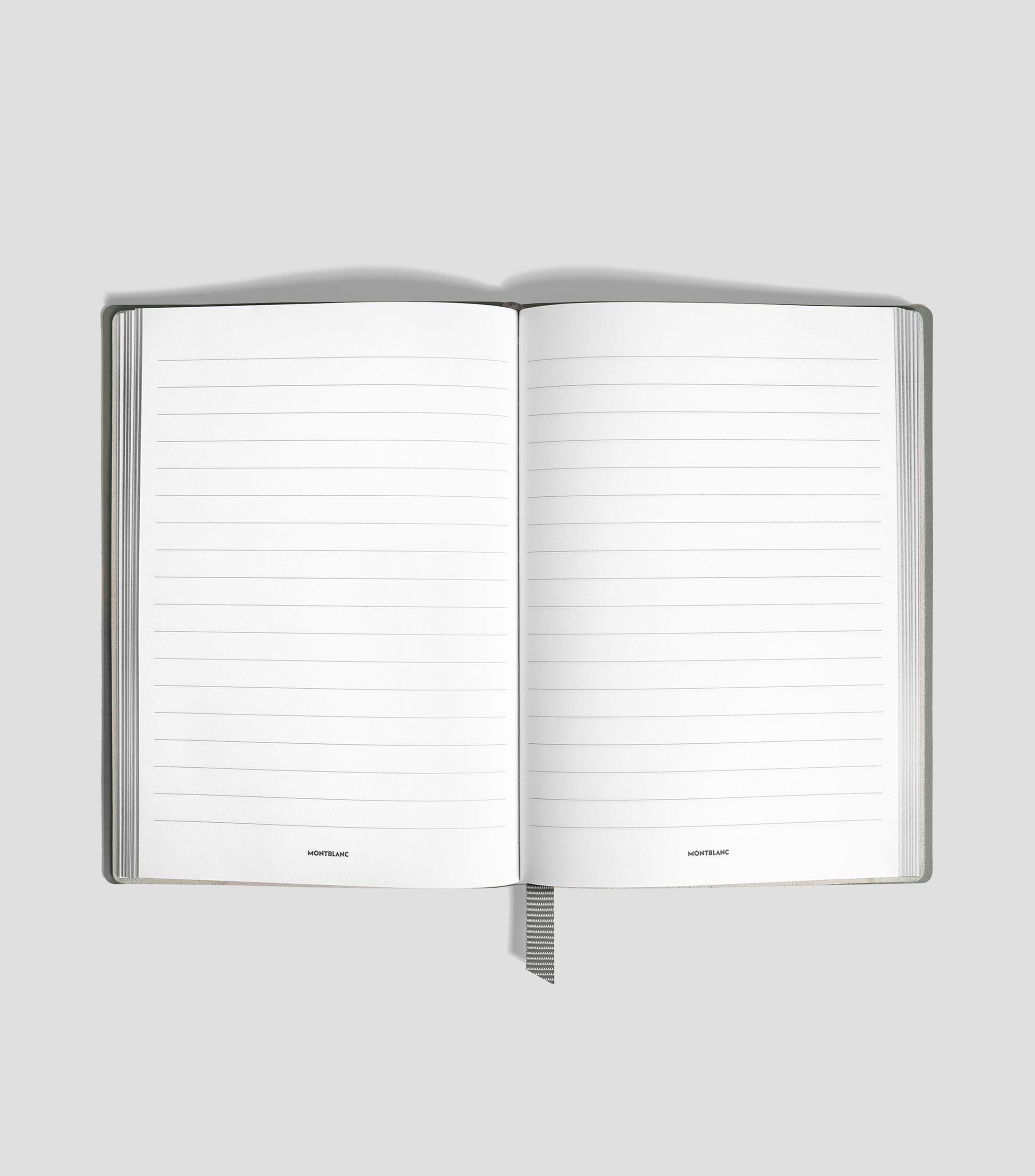 Notebook Medium Medium Gray, Lined Unisex