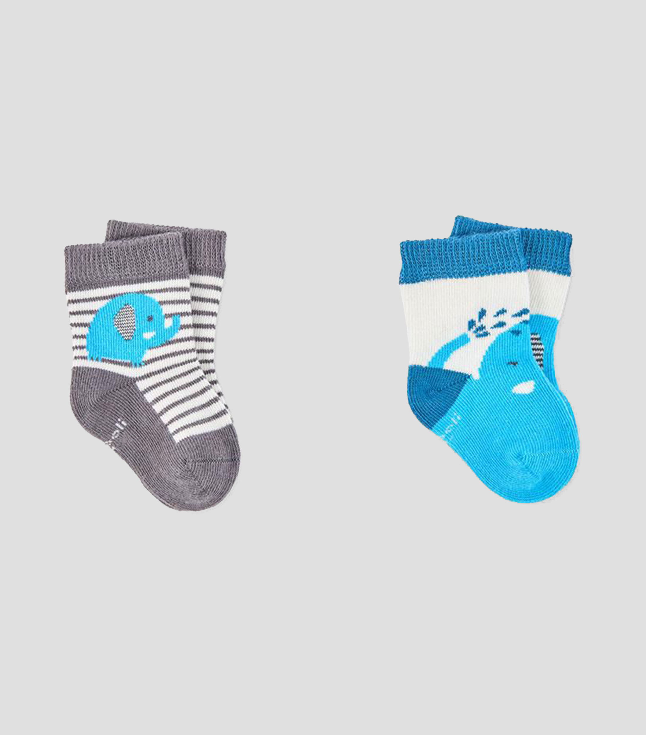 Set 2 Calcetines con estampado Bebé