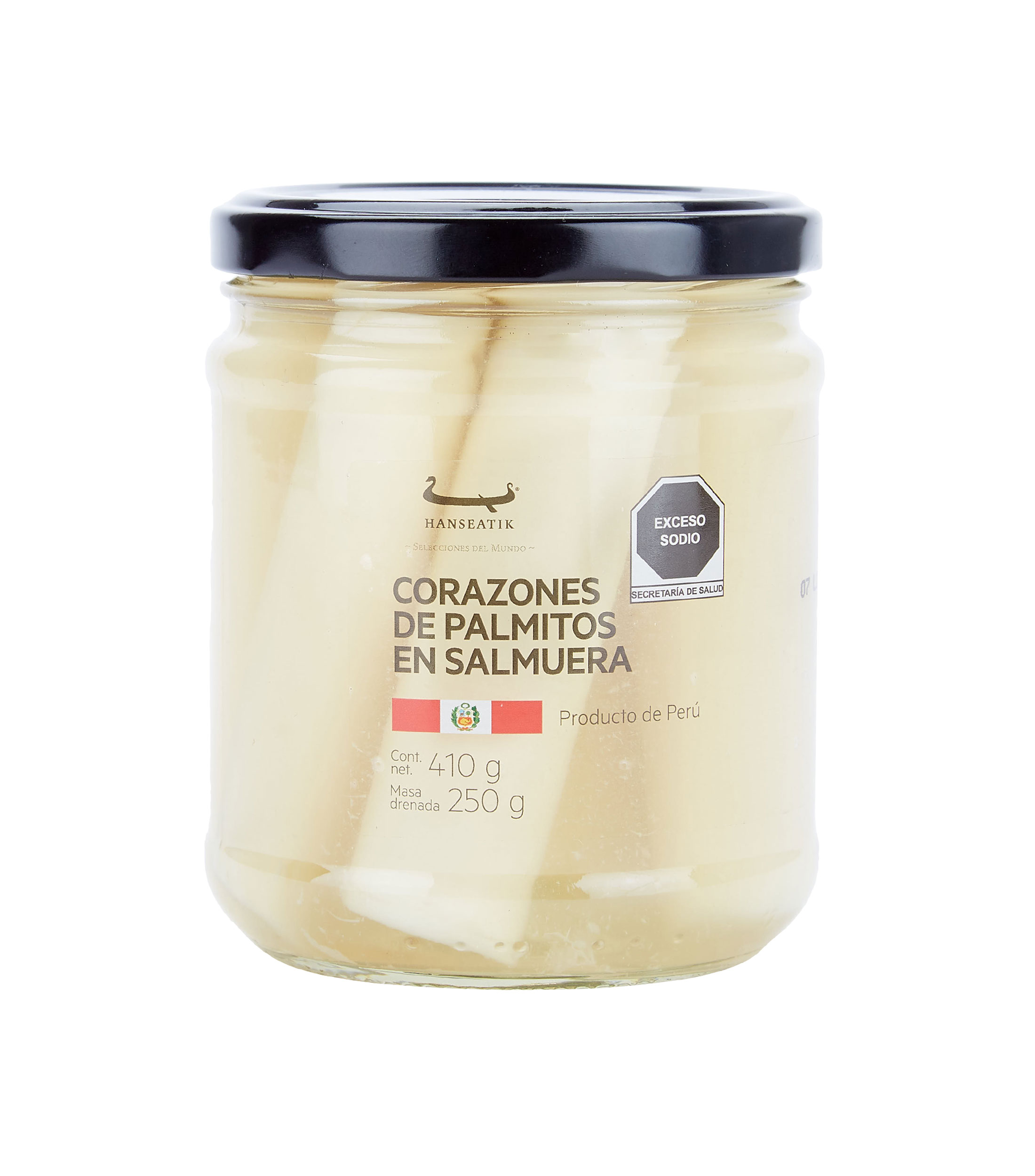 Corazones de Palmitos en Salmuera, 410 g