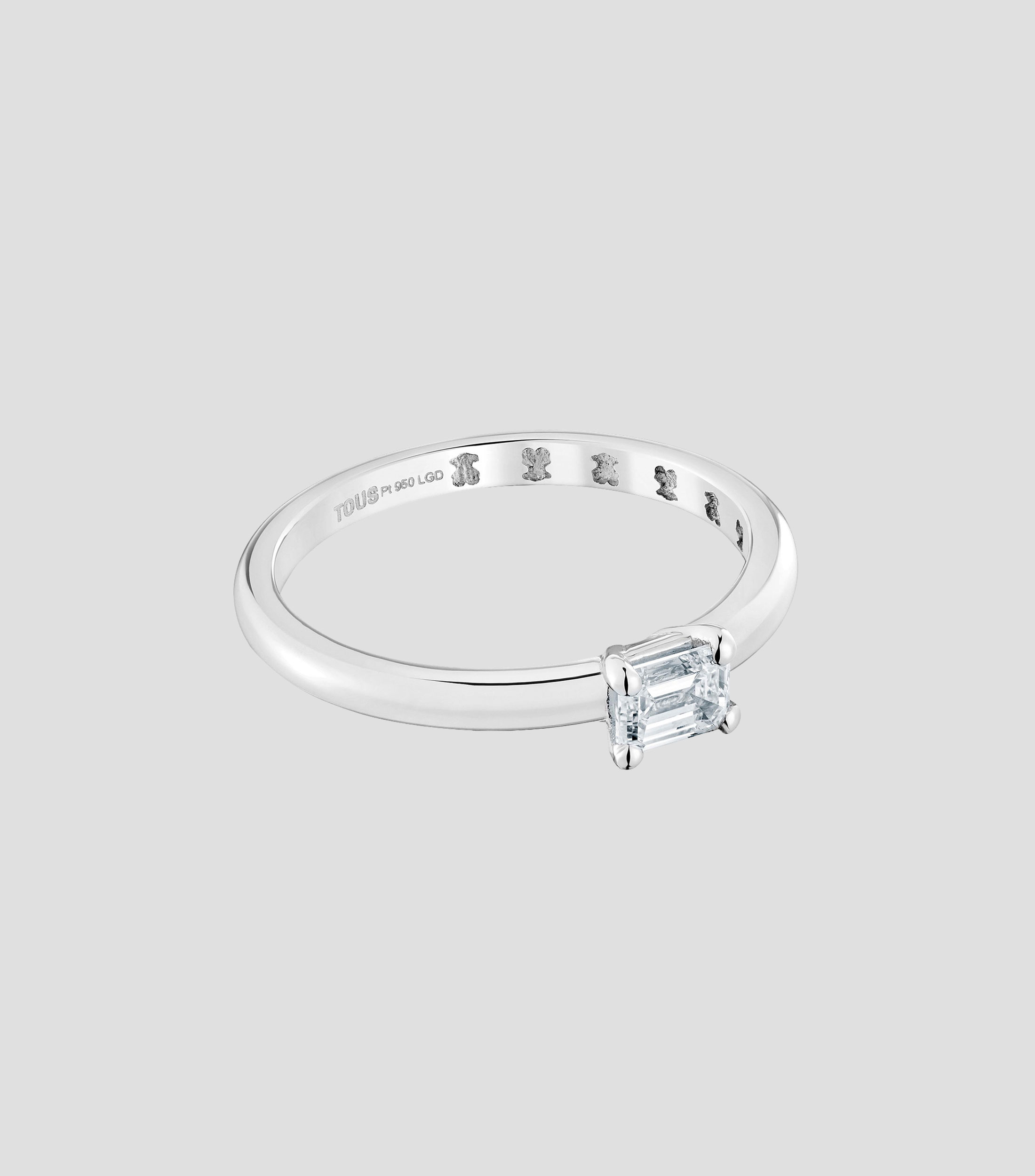 Anillo Solitario Les Classiques Lgd con Diamante Mujer