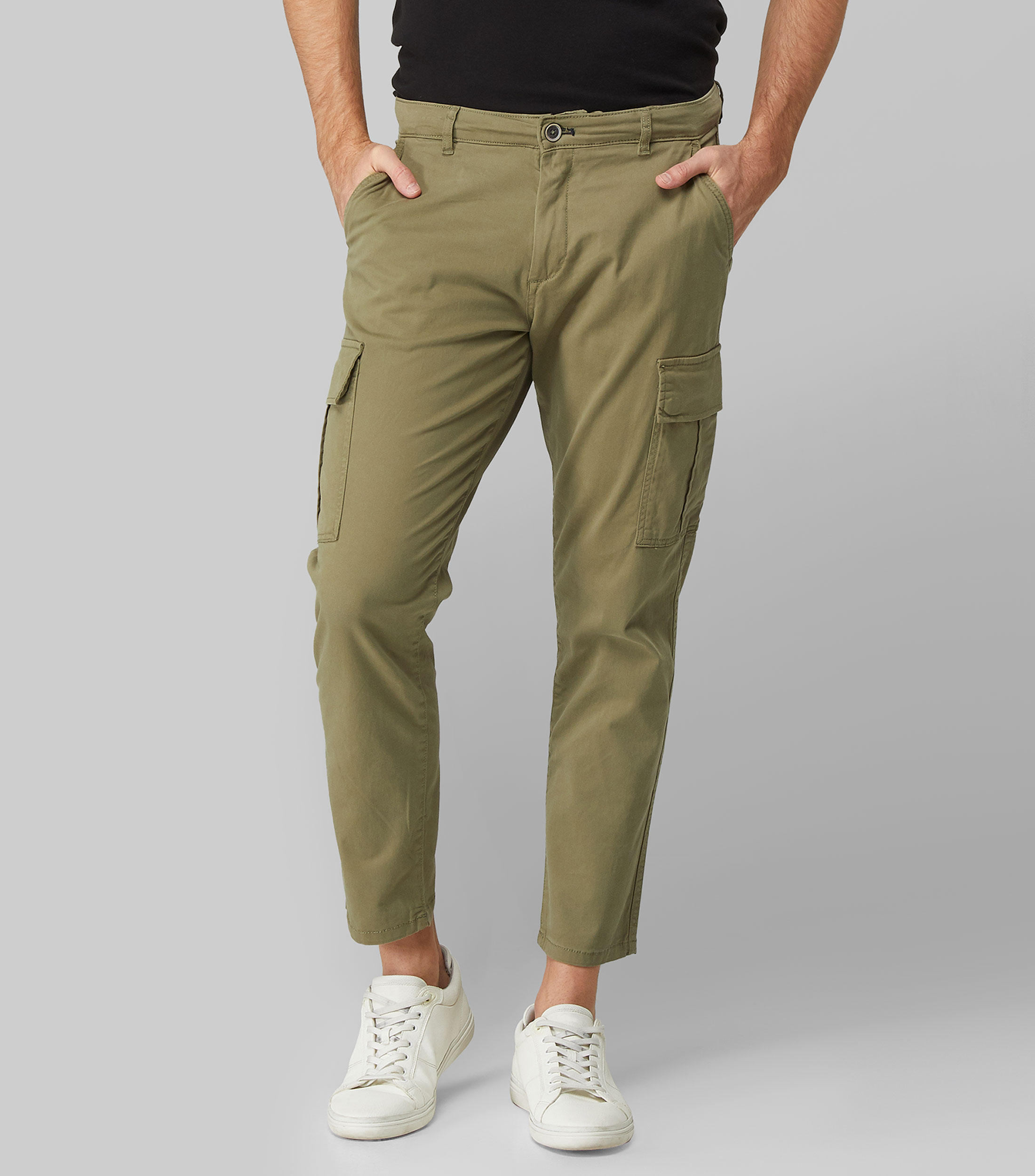 Springfield Herren Chino Hose – Formeller Schnitt, Mit Textur, Elegante Freizeithose