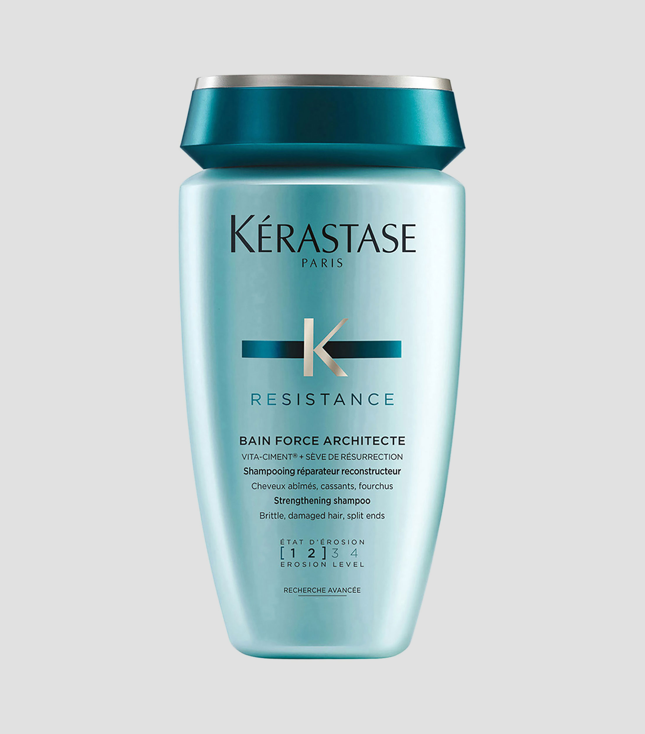 Shampoo reparador intenso Bain Force Architecte, 250 ml