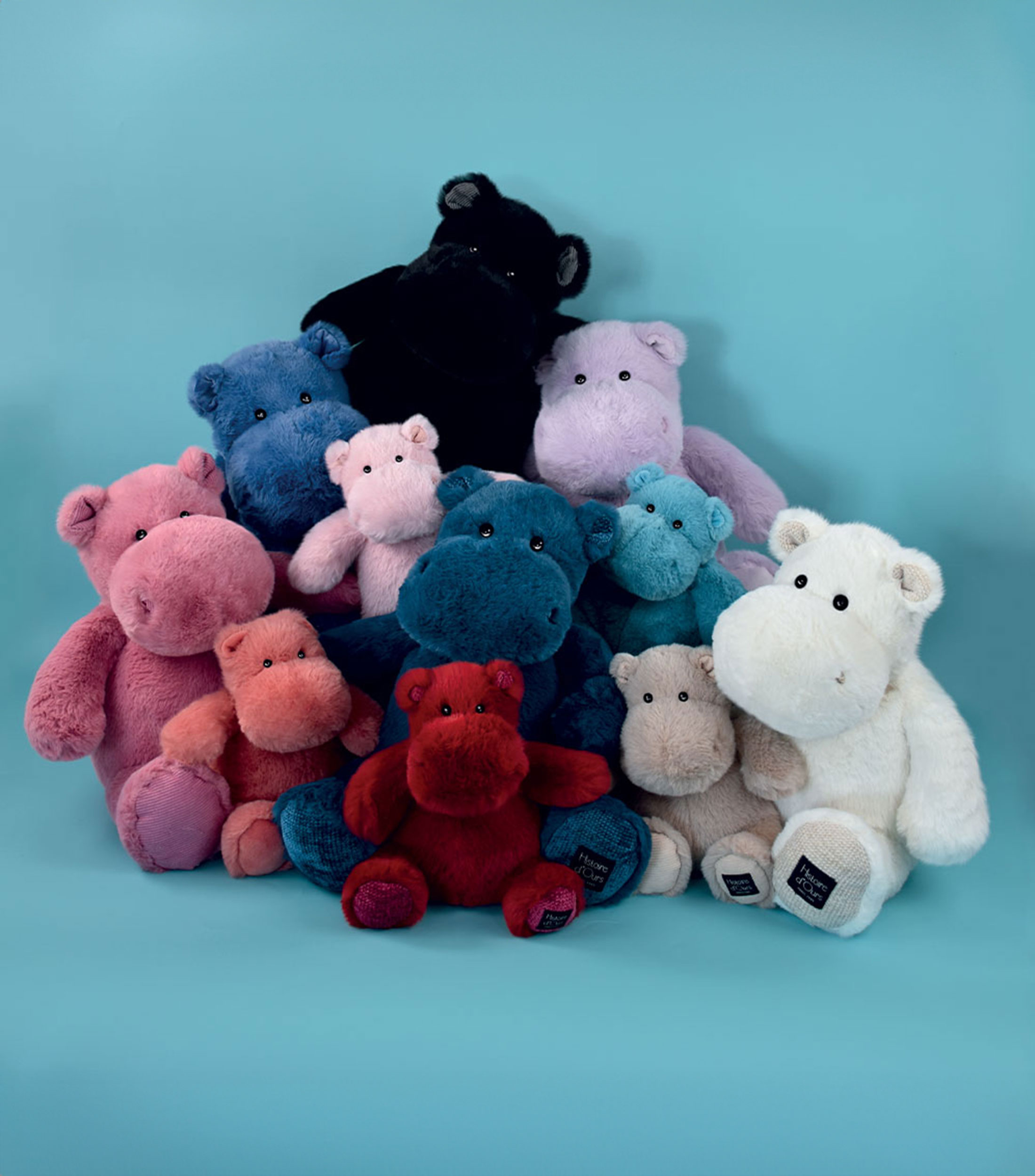 Muñeco de Peluche Hippo marfil 85 cm