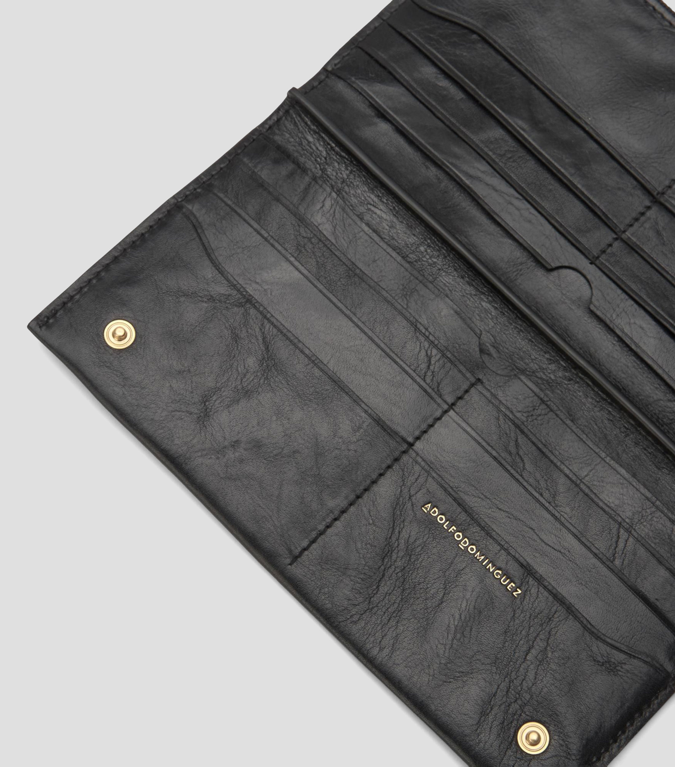 Cartera en Piel lisa Mujer