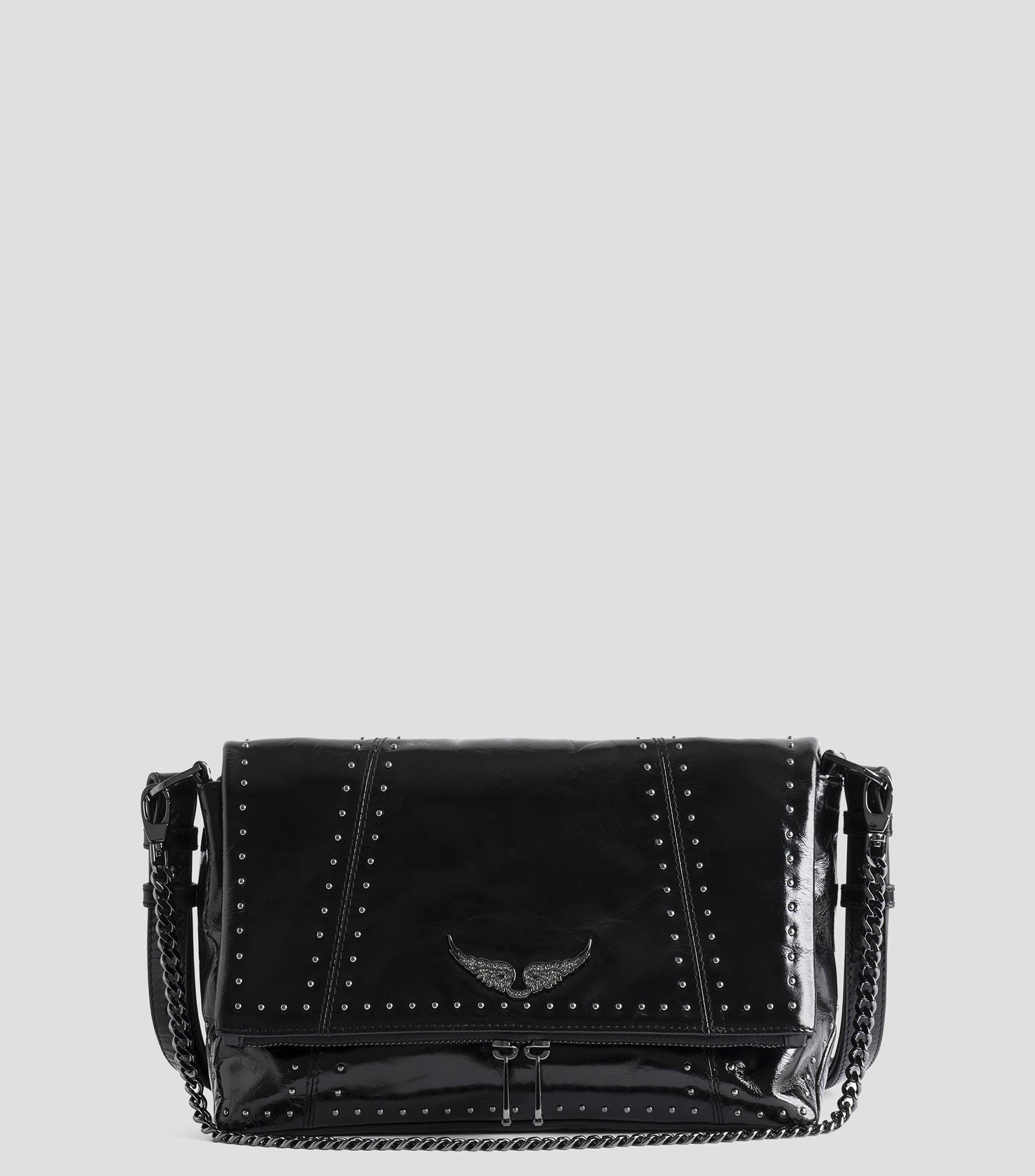 Bolsa shoulder de cuero Rocky II con diseño fantasía Mujer