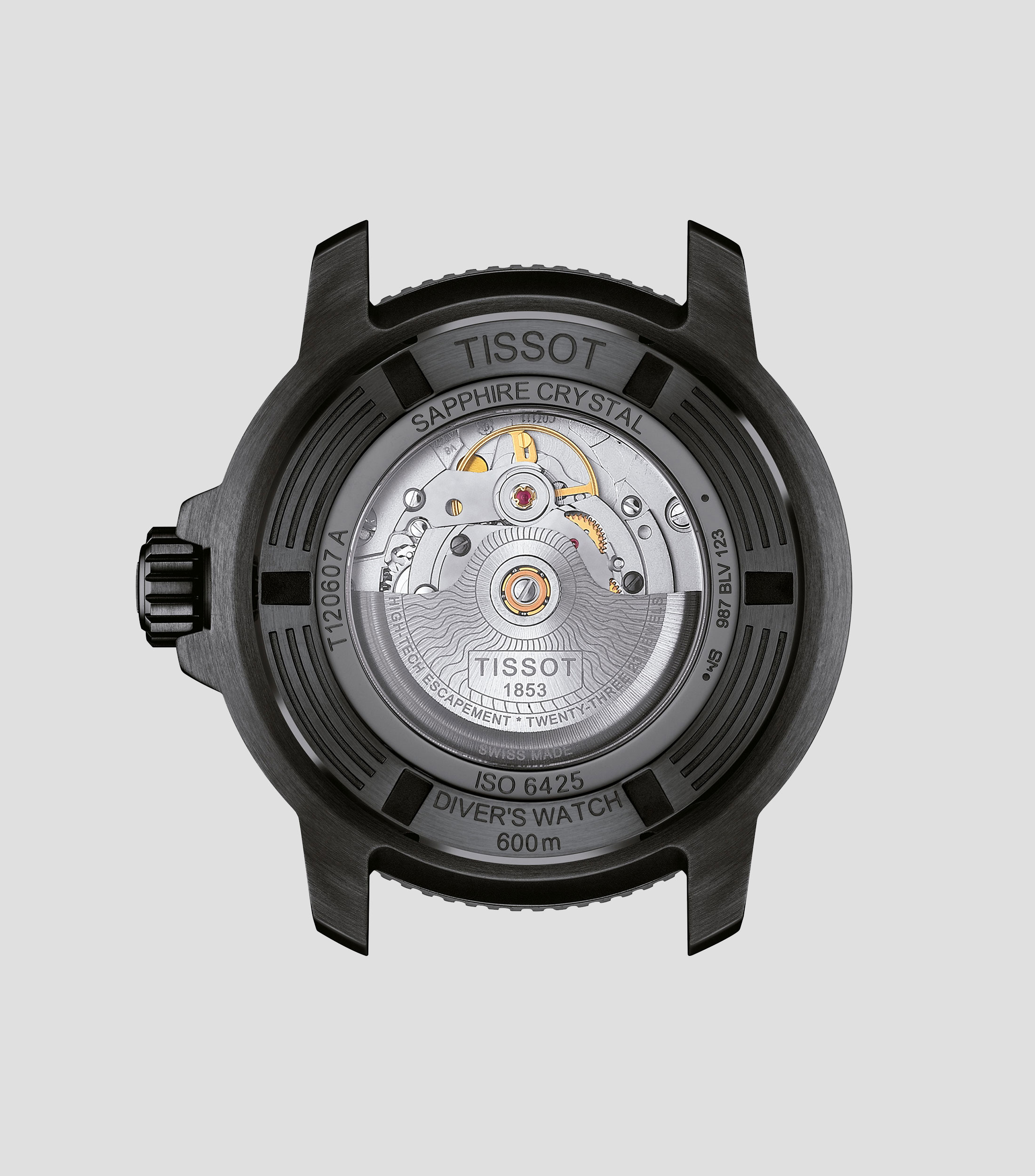 Reloj para hombre Seastar 2000 Professional Deportivo, Negro
