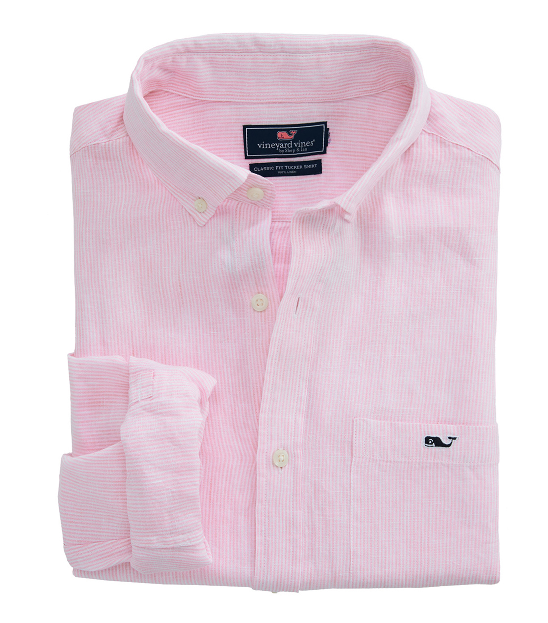 Vineyard Vines Camisa mil rayas manga larga Hombre