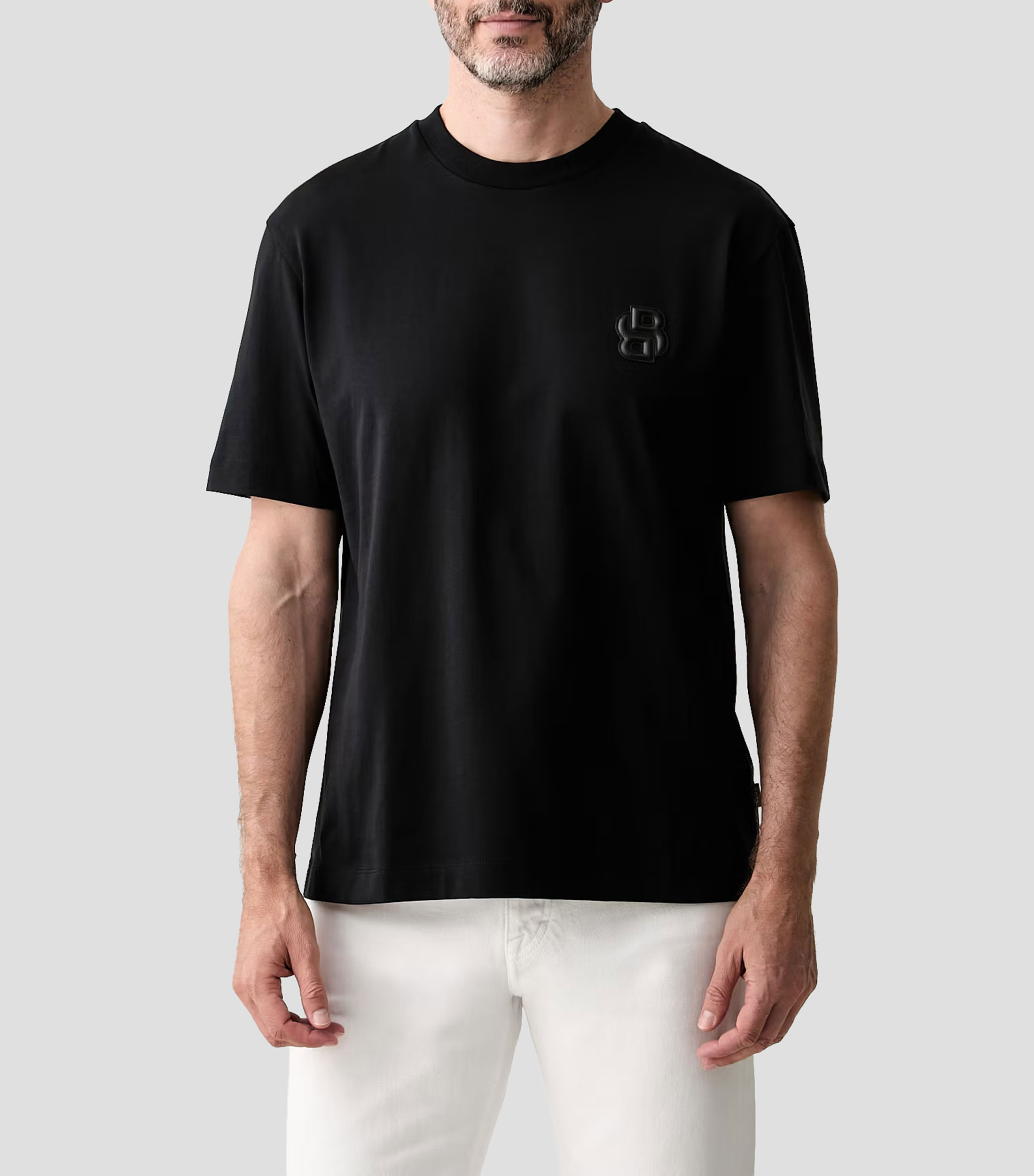 Playera cuello redondo manga corta lisa Hombre