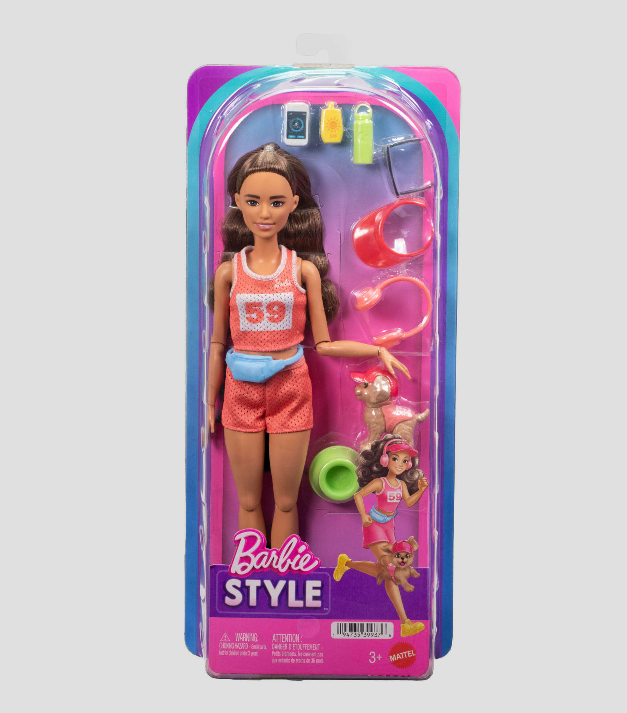 Muñeca Wellness Corredora Barbie Run