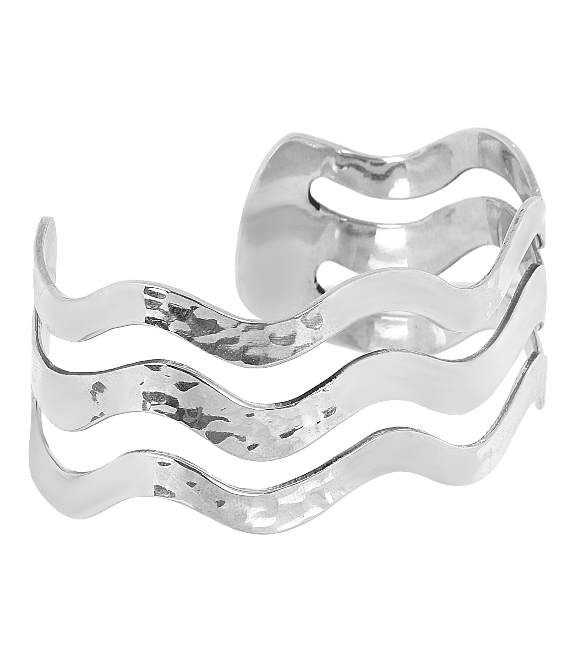 Brazalete abierto en plata .925 Mujer