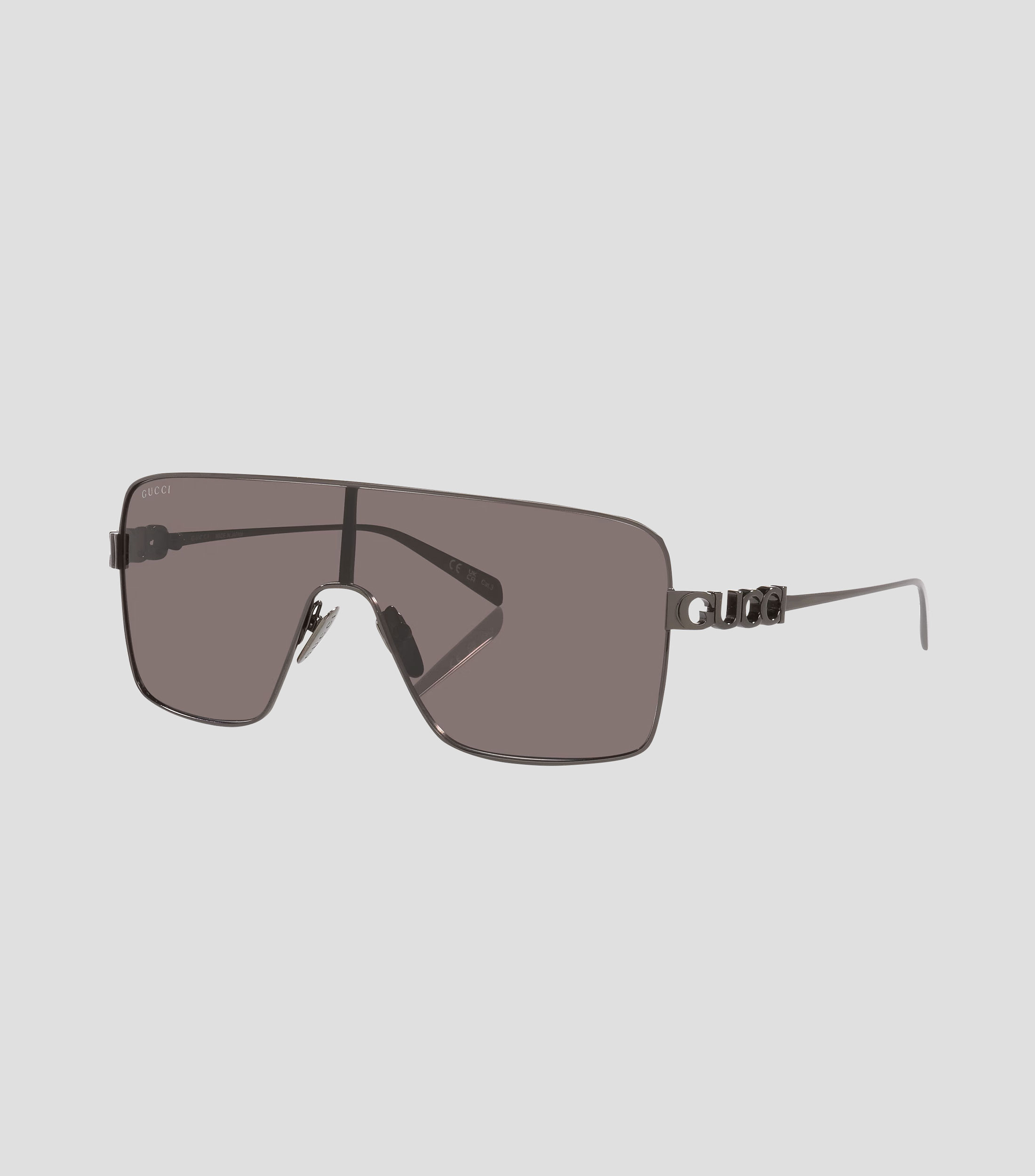 Lentes de sol irregulares plateado Unisex