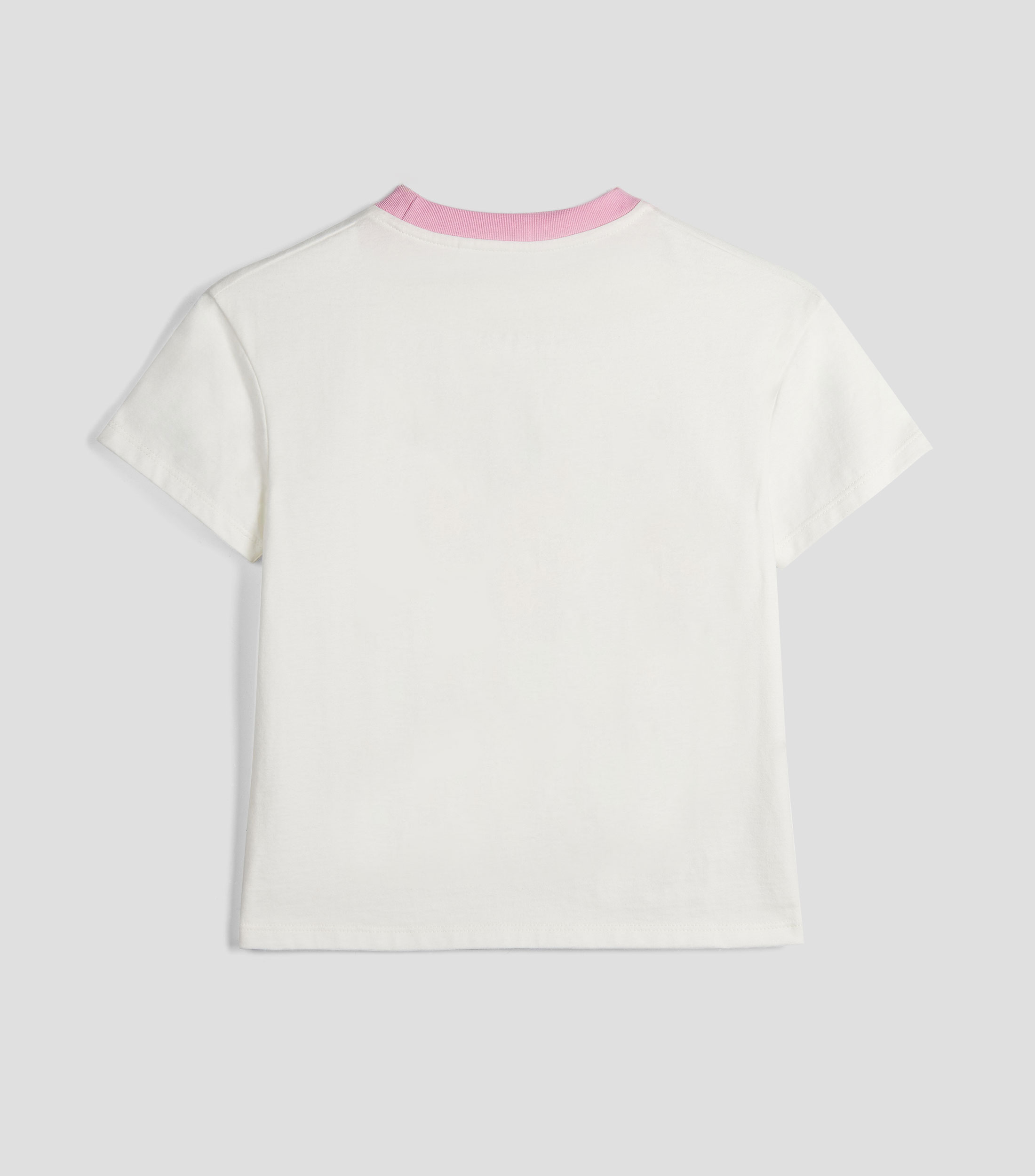 Playera estampada manga corta Niña
