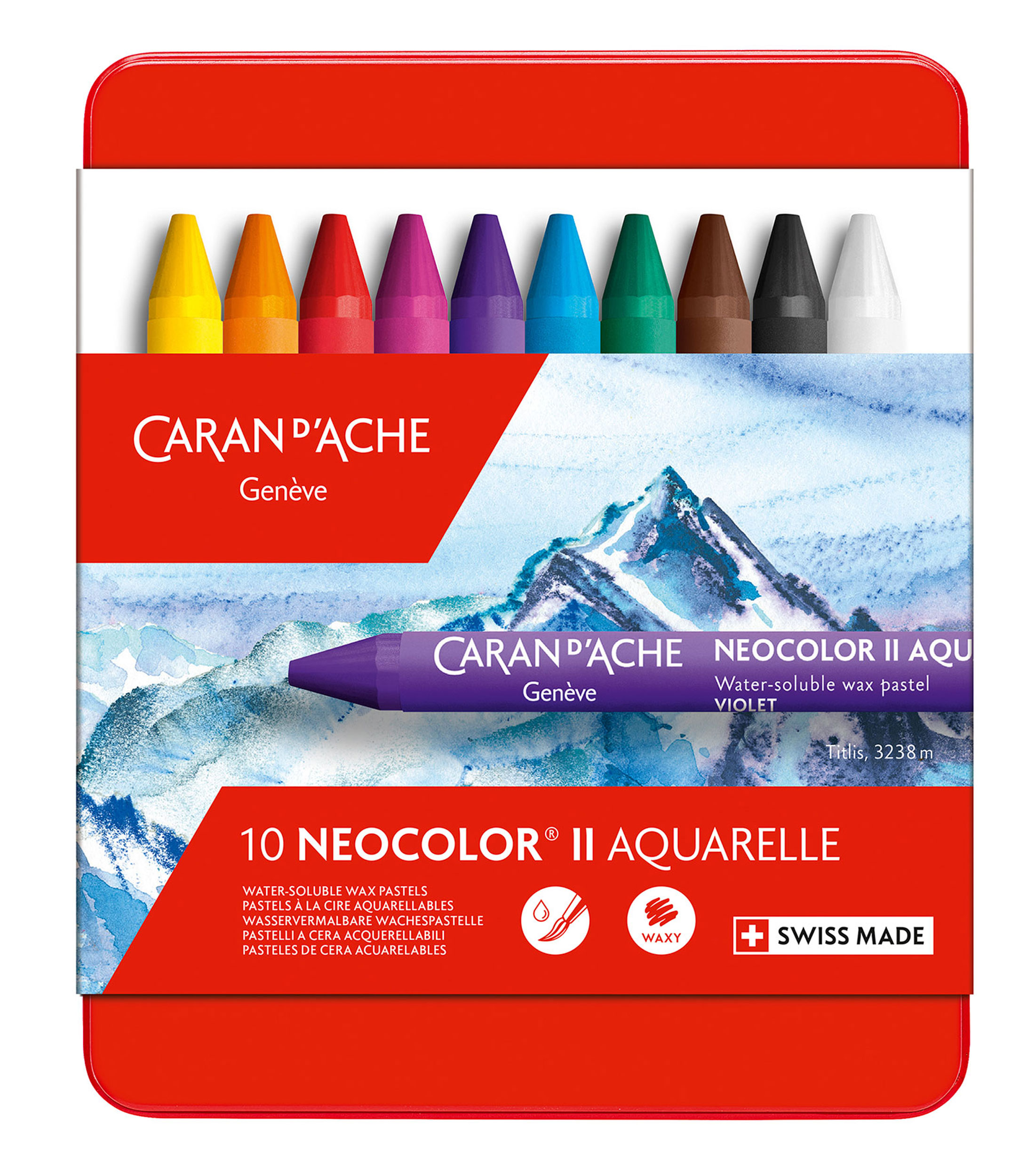 Neocolor II Pastel Acuarelle 10 Piezas