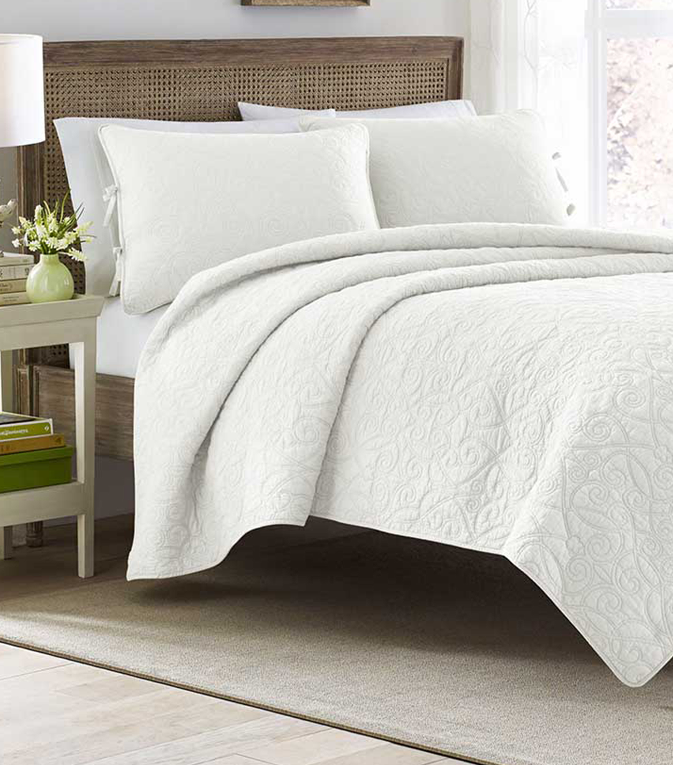 Colcha King Size Felicity Blanca