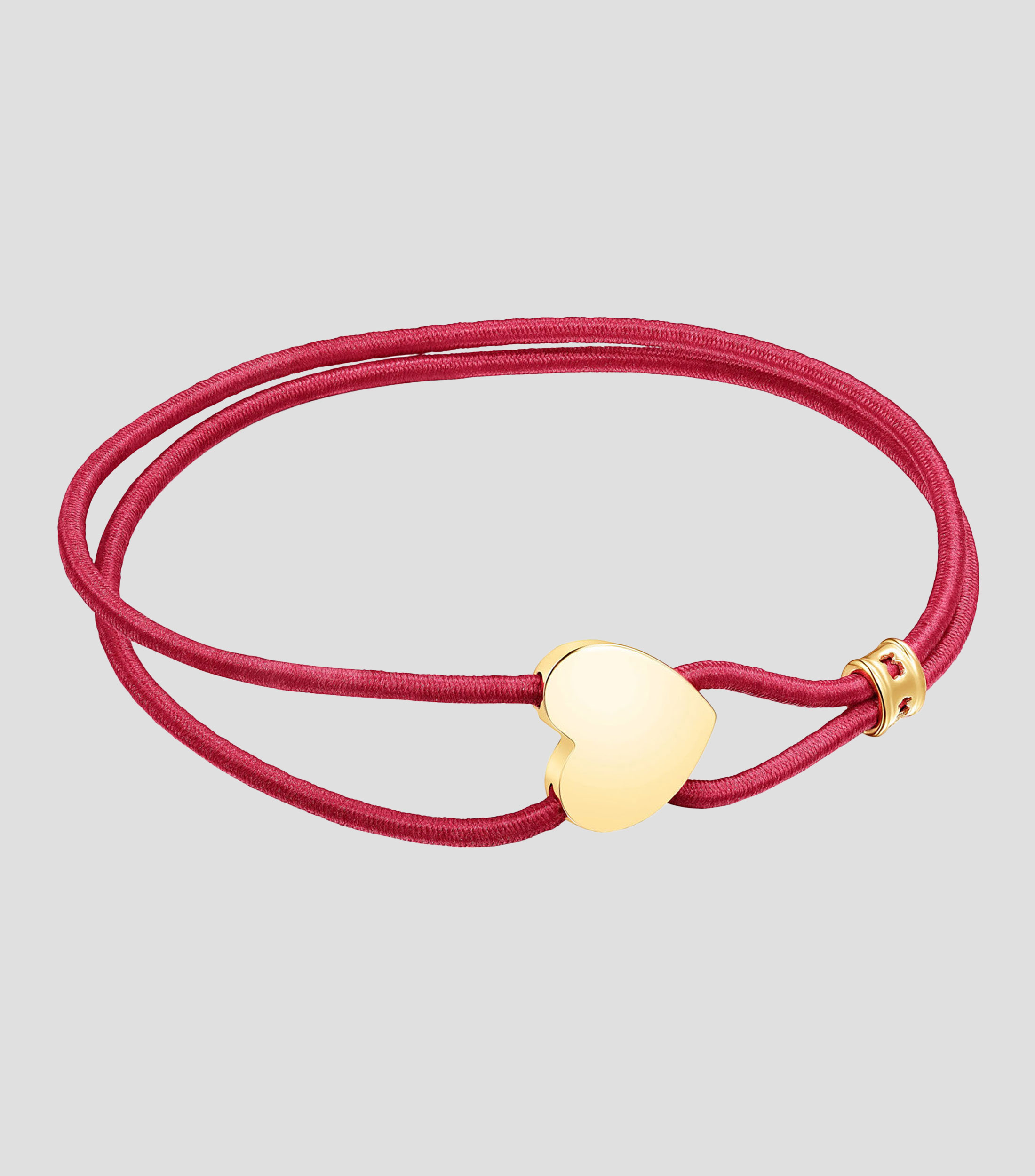 Pulsera elástica roja con corazón Sweet Dolls Mujer