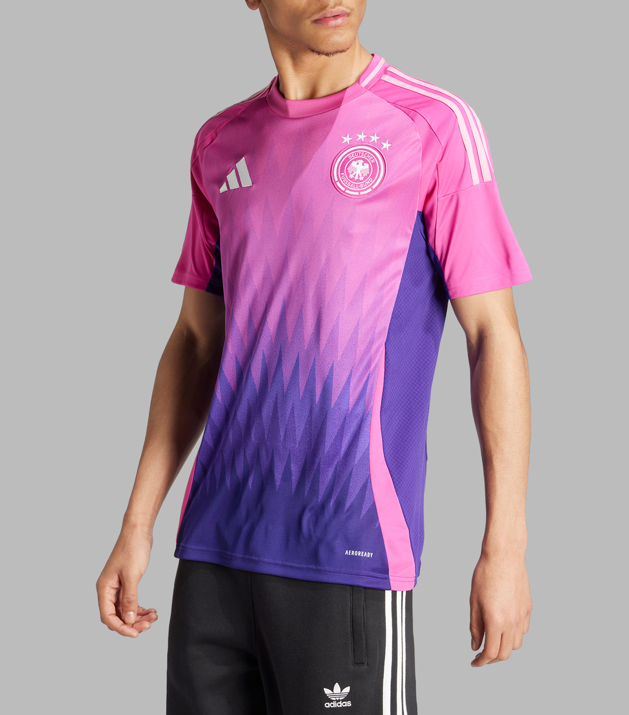 Adidas Jersey Alemania Visitante de manga corta para Hombre 2024 El