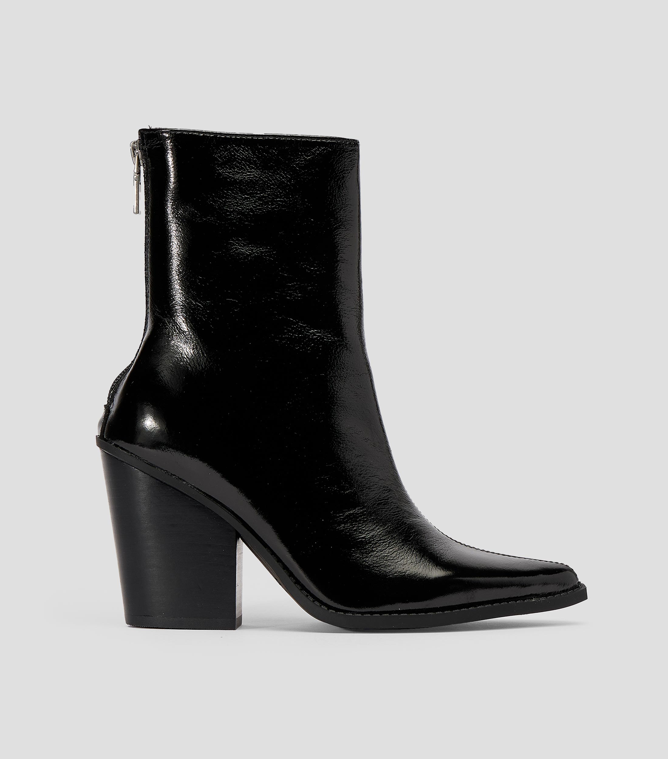 Botines de tacón alto ancho Norelle lisos Mujer