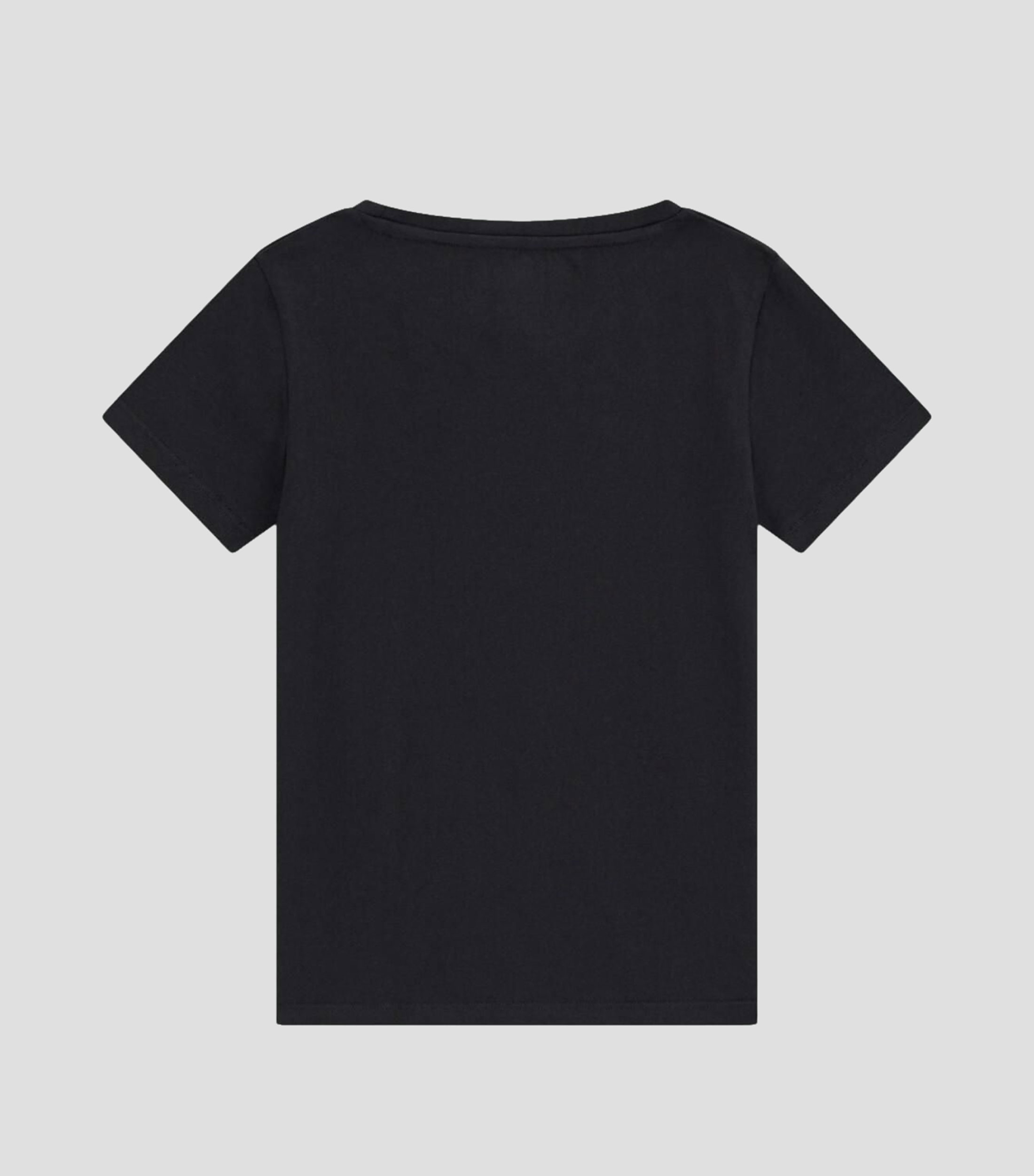Playera cuello redondo manga corta estampada Niña