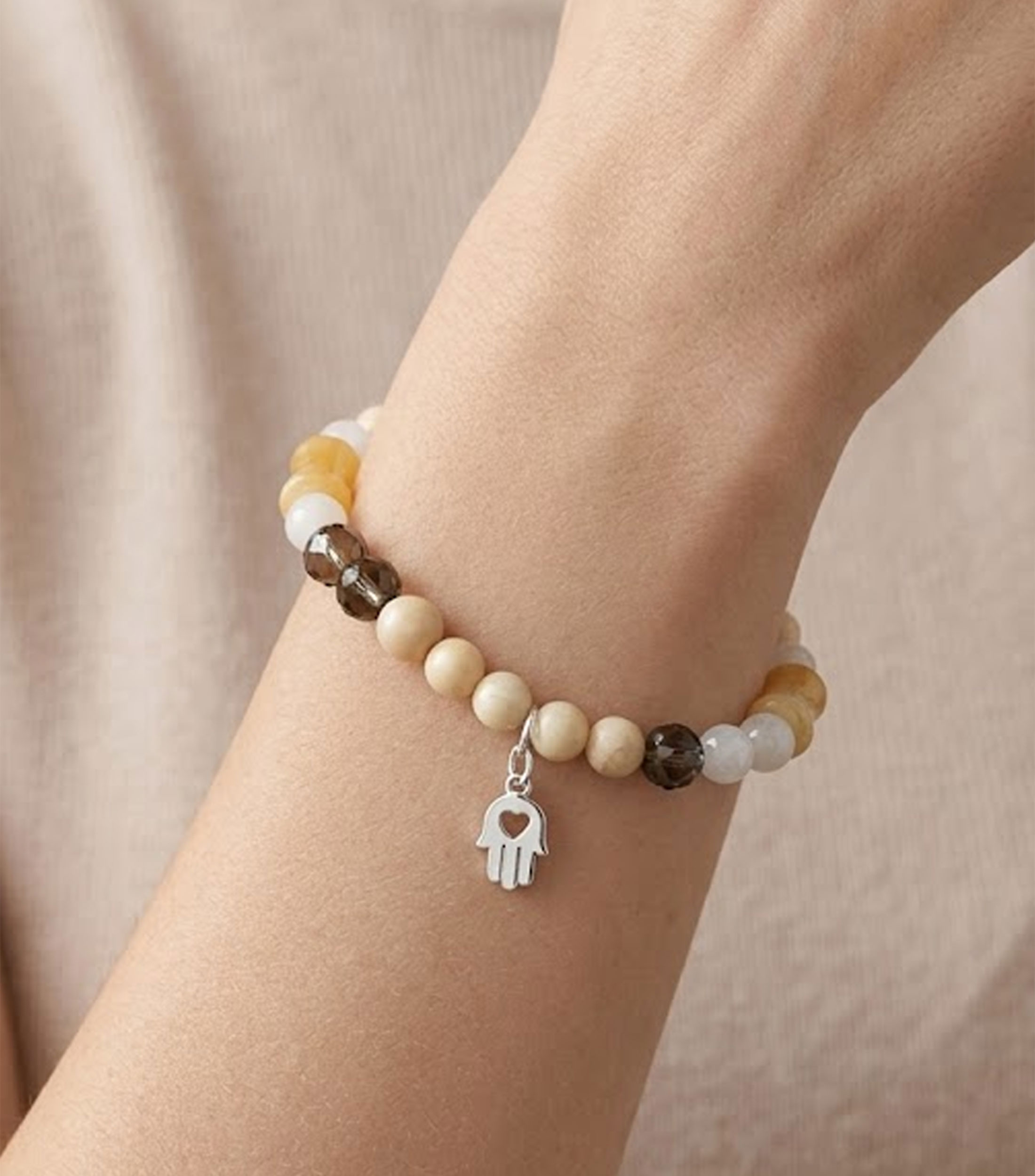 Pulsera en Plata .925 con cuentas Mujer