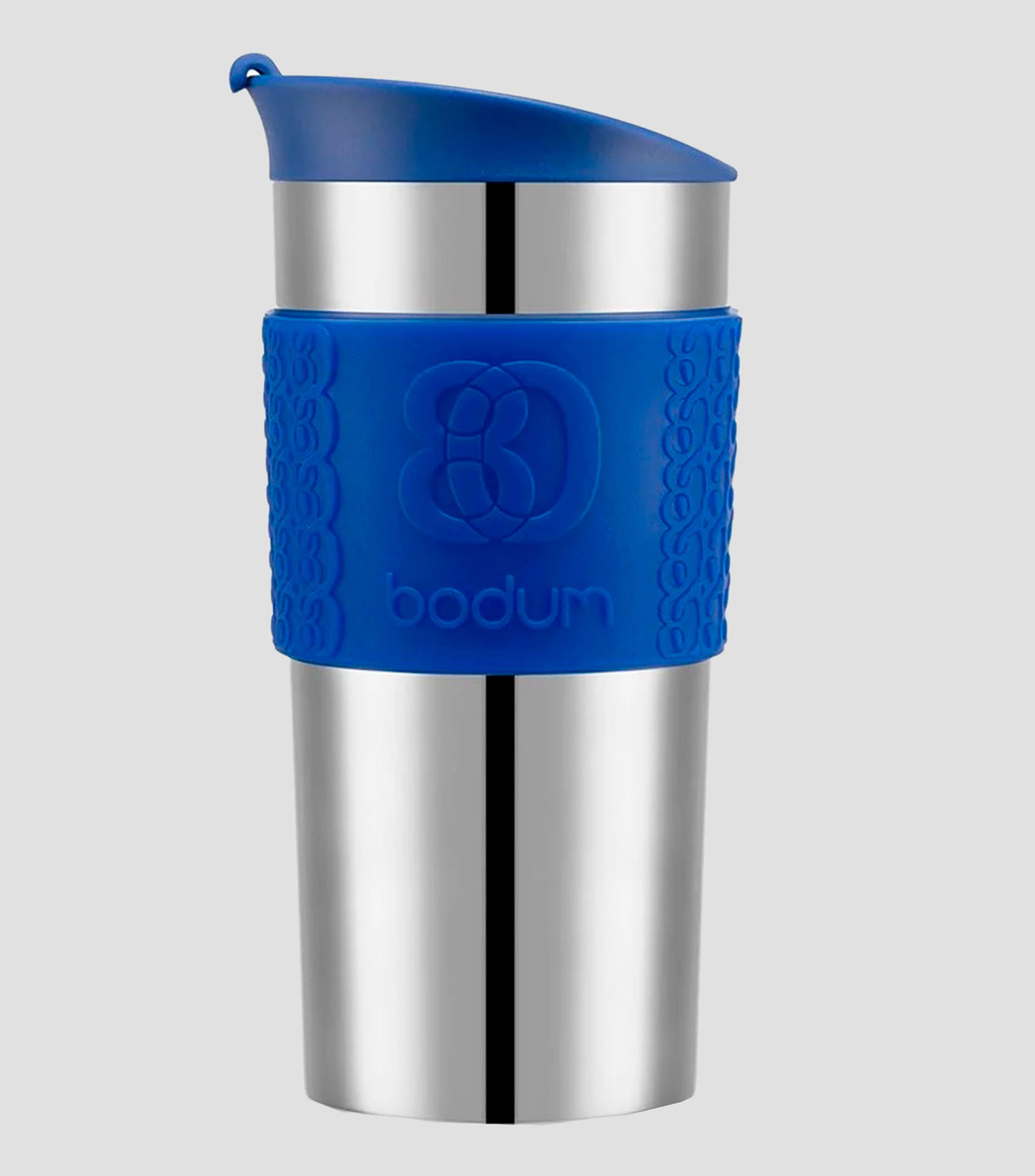 Termo DP azul en acero inoxidable, 350 ml