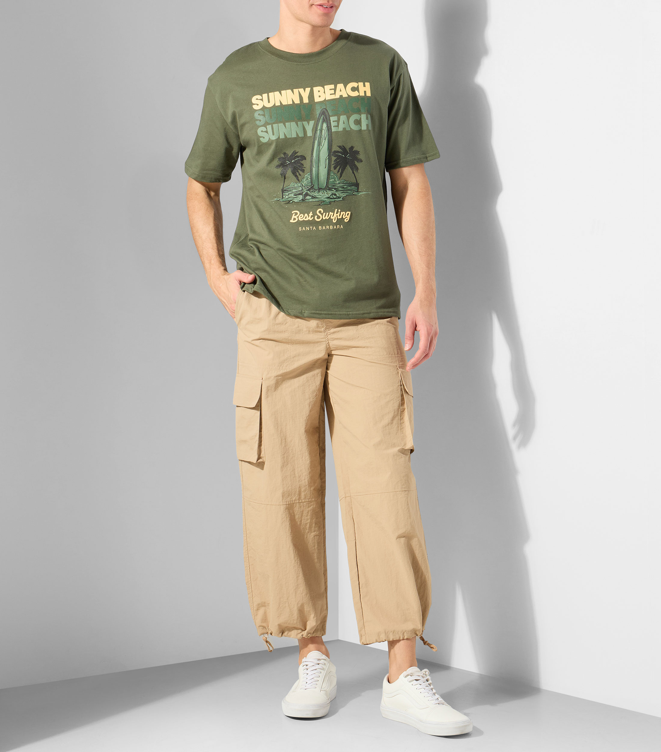 Pants liso Hombre