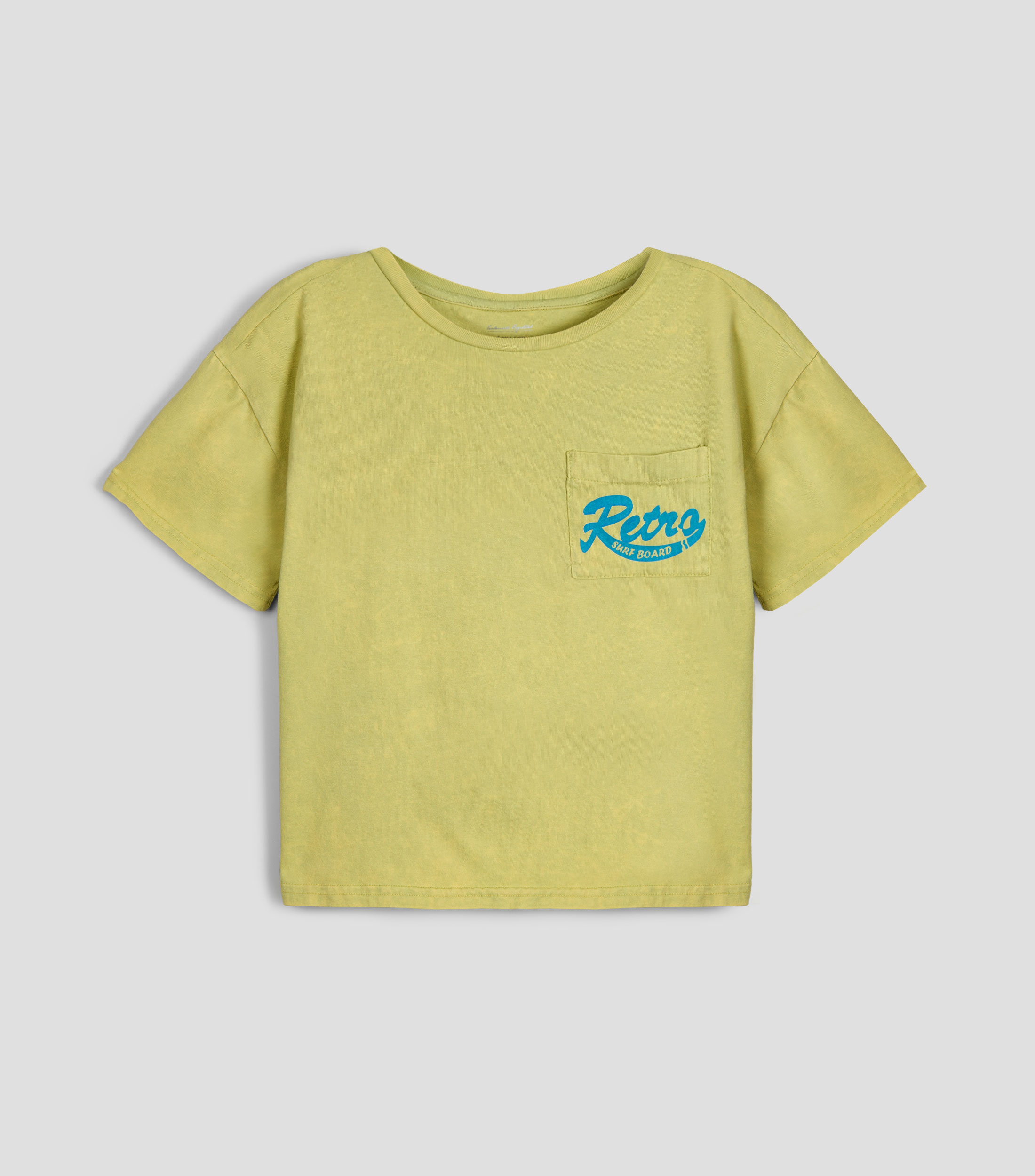Playera cuello redondo manga corta estampada Niño